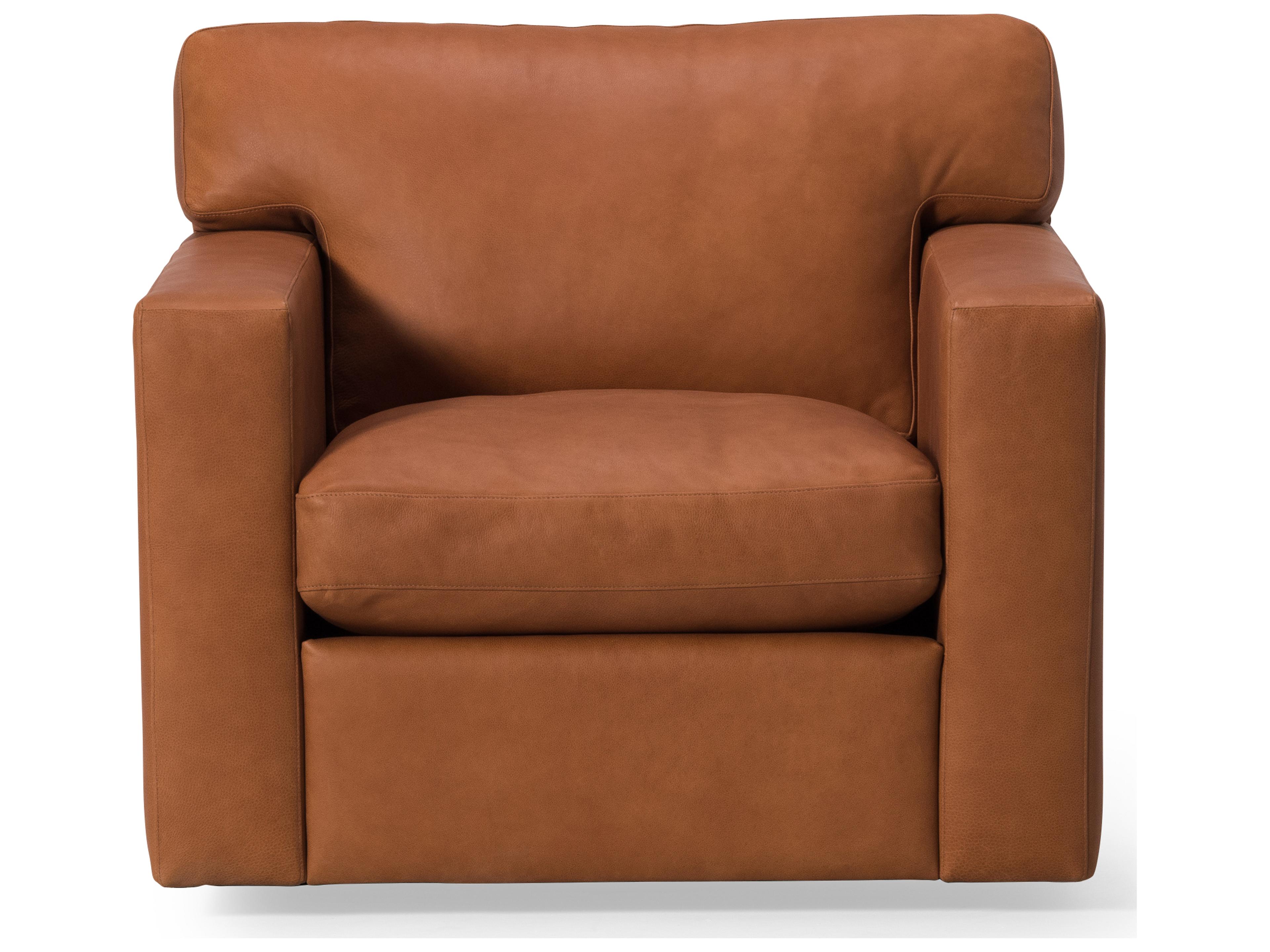 Palliser Madison Track Arm Leather Upholstery Swivel Chair