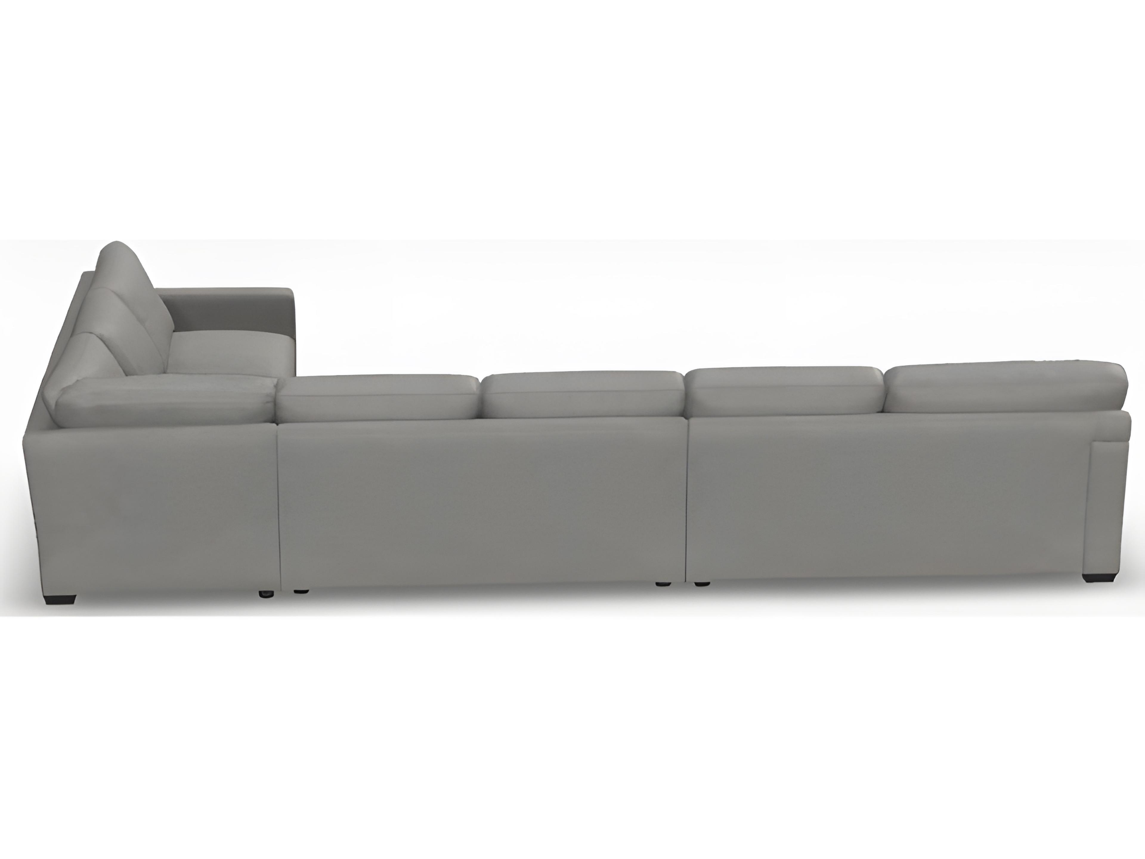 Palliser Madison Track Arm Leather Upholstery Upholstered Sectional Sofa