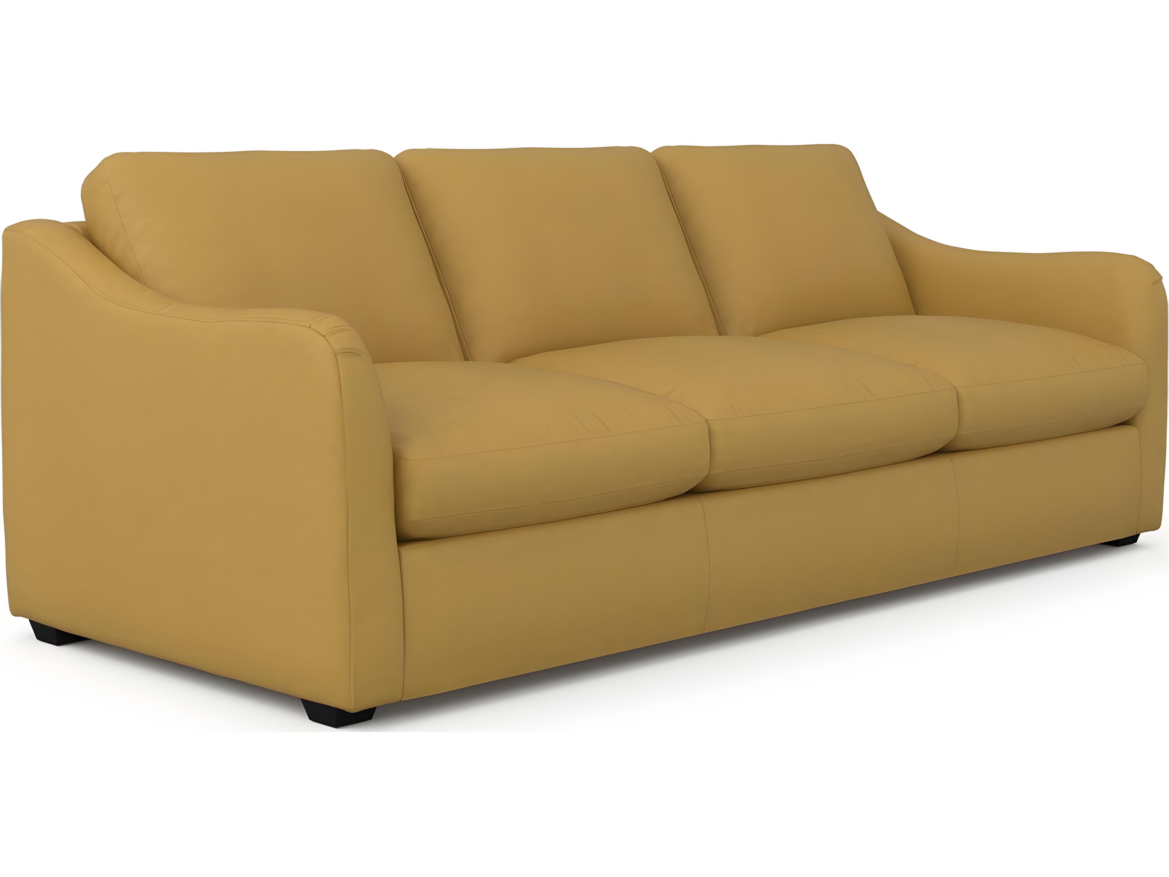 Palliser Madison Modern English Arm Leather Upholstery Sofa