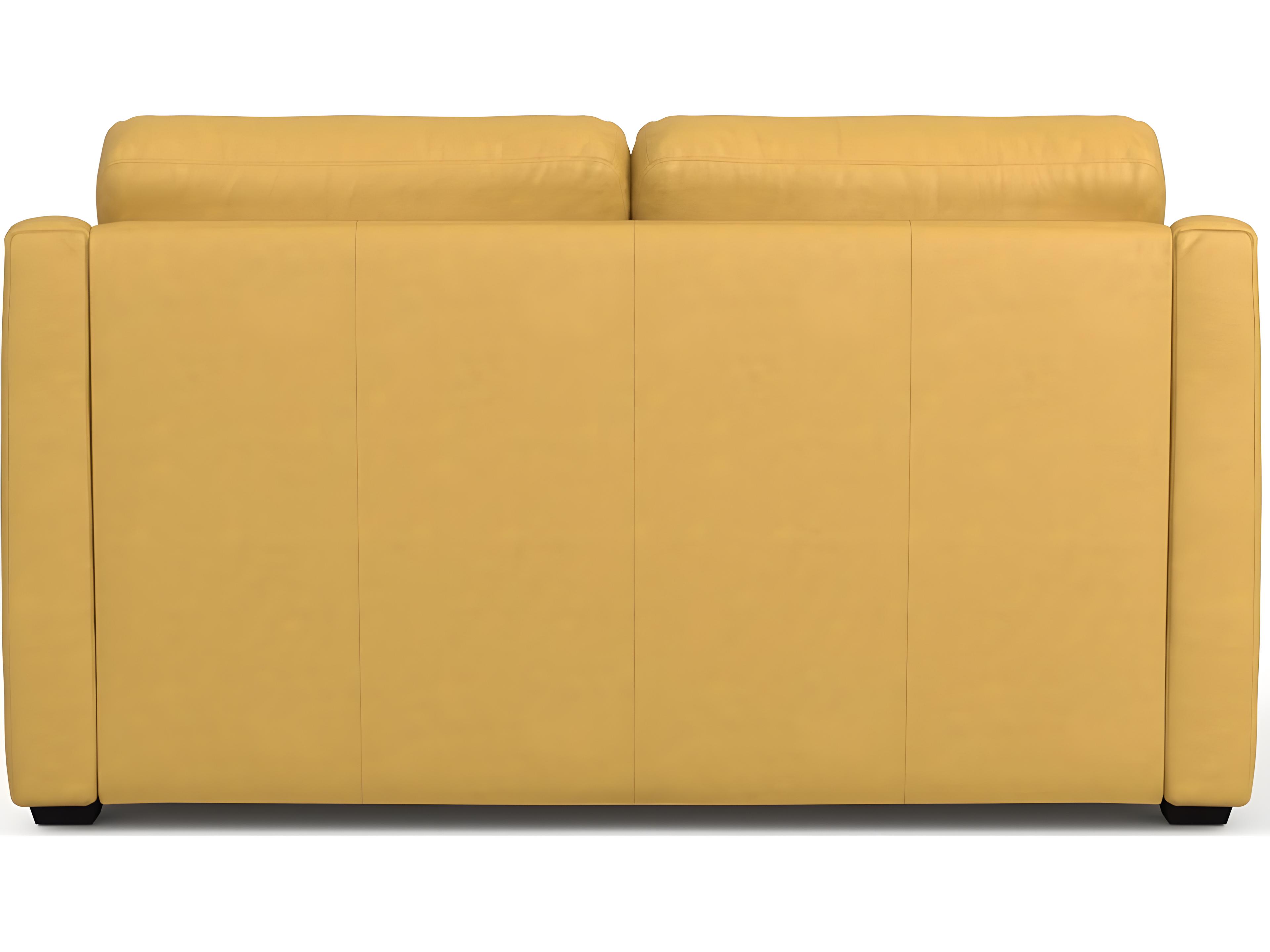 Palliser Madison Modern English Arm Leather Upholstery Loveseat