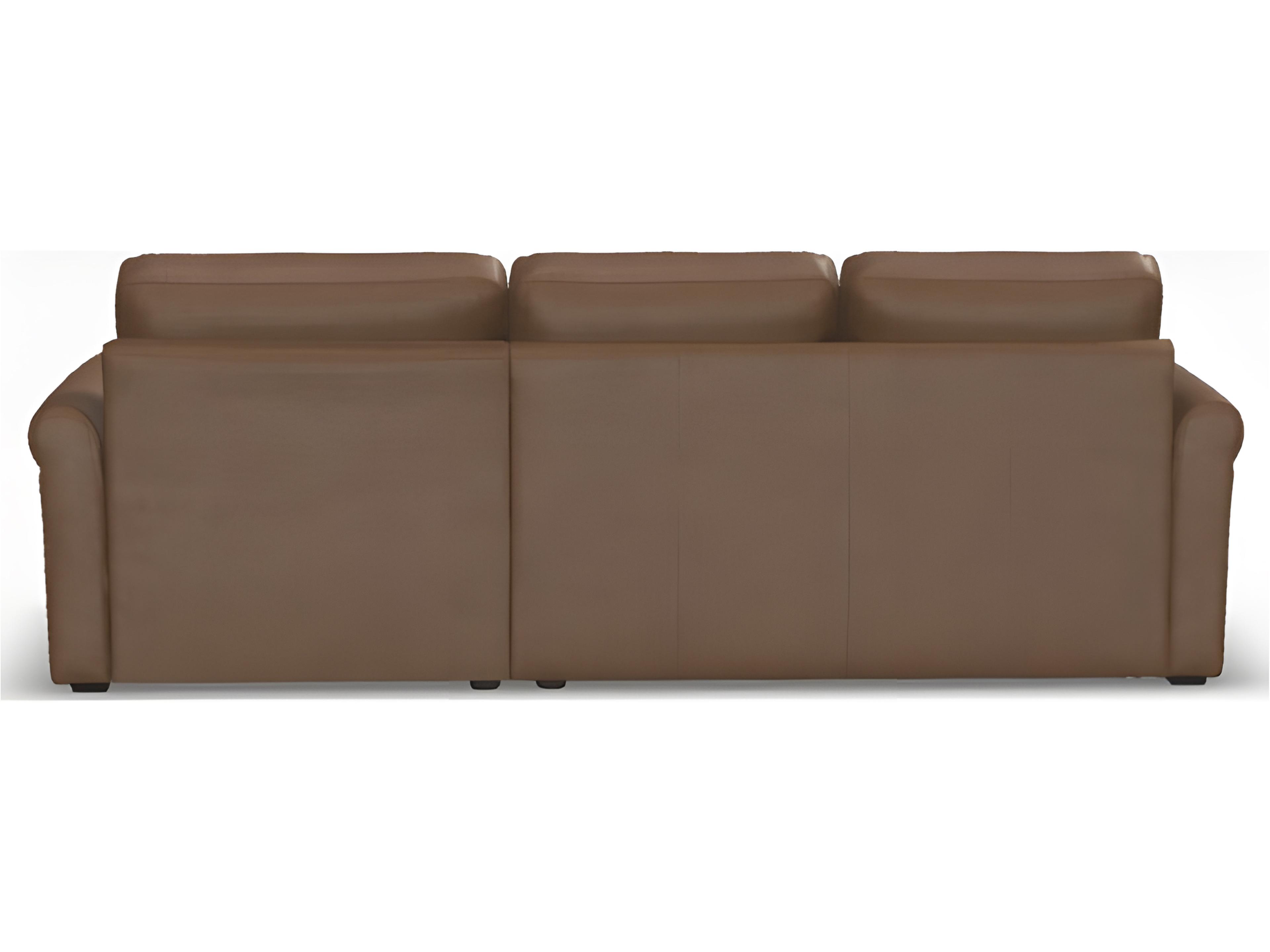 Palliser Madison Sleep Modern English Arm Leather Upholstery Sectional Sofa