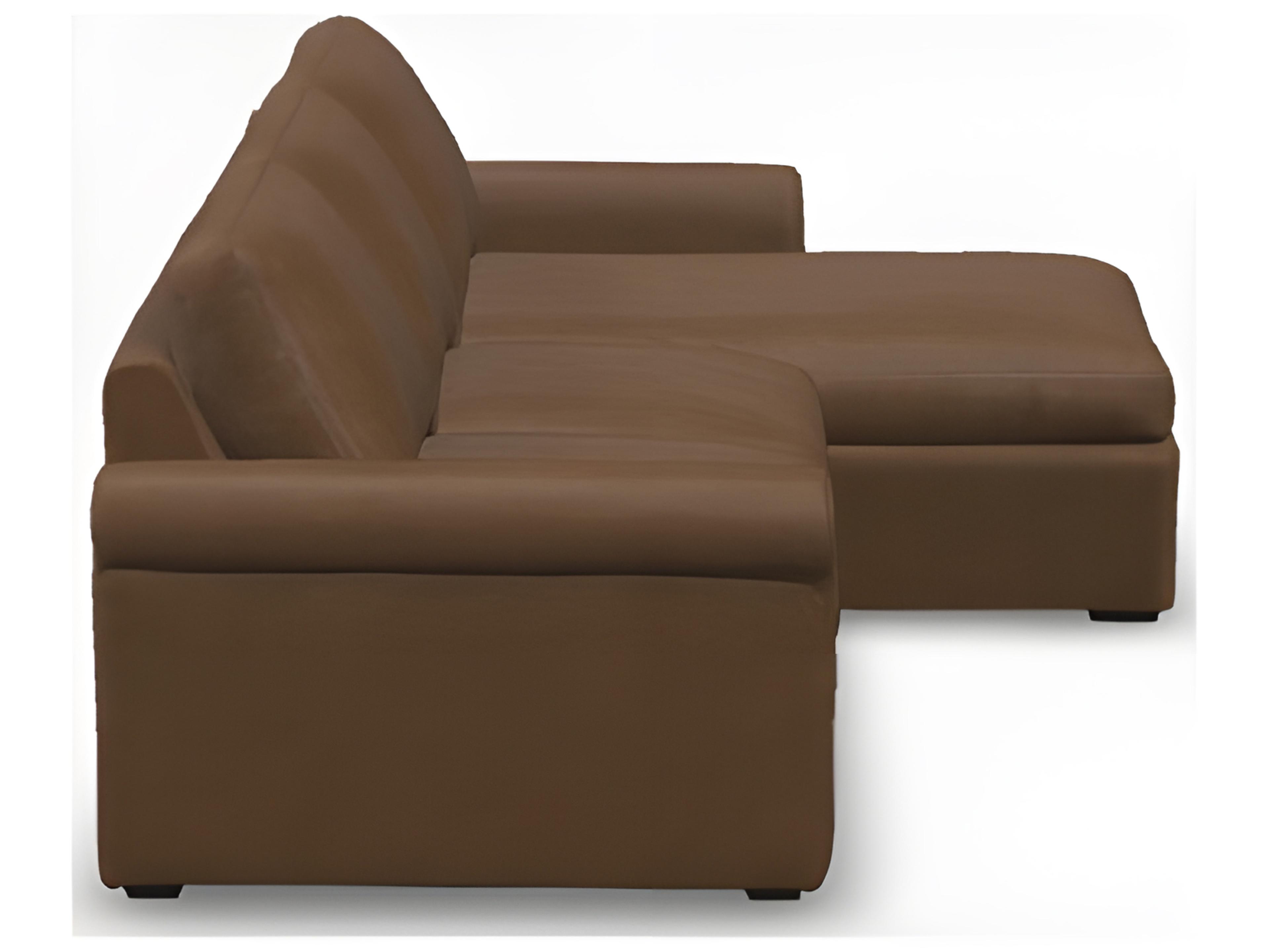 Palliser Madison Sleep Modern English Arm Leather Upholstery Sectional Sofa