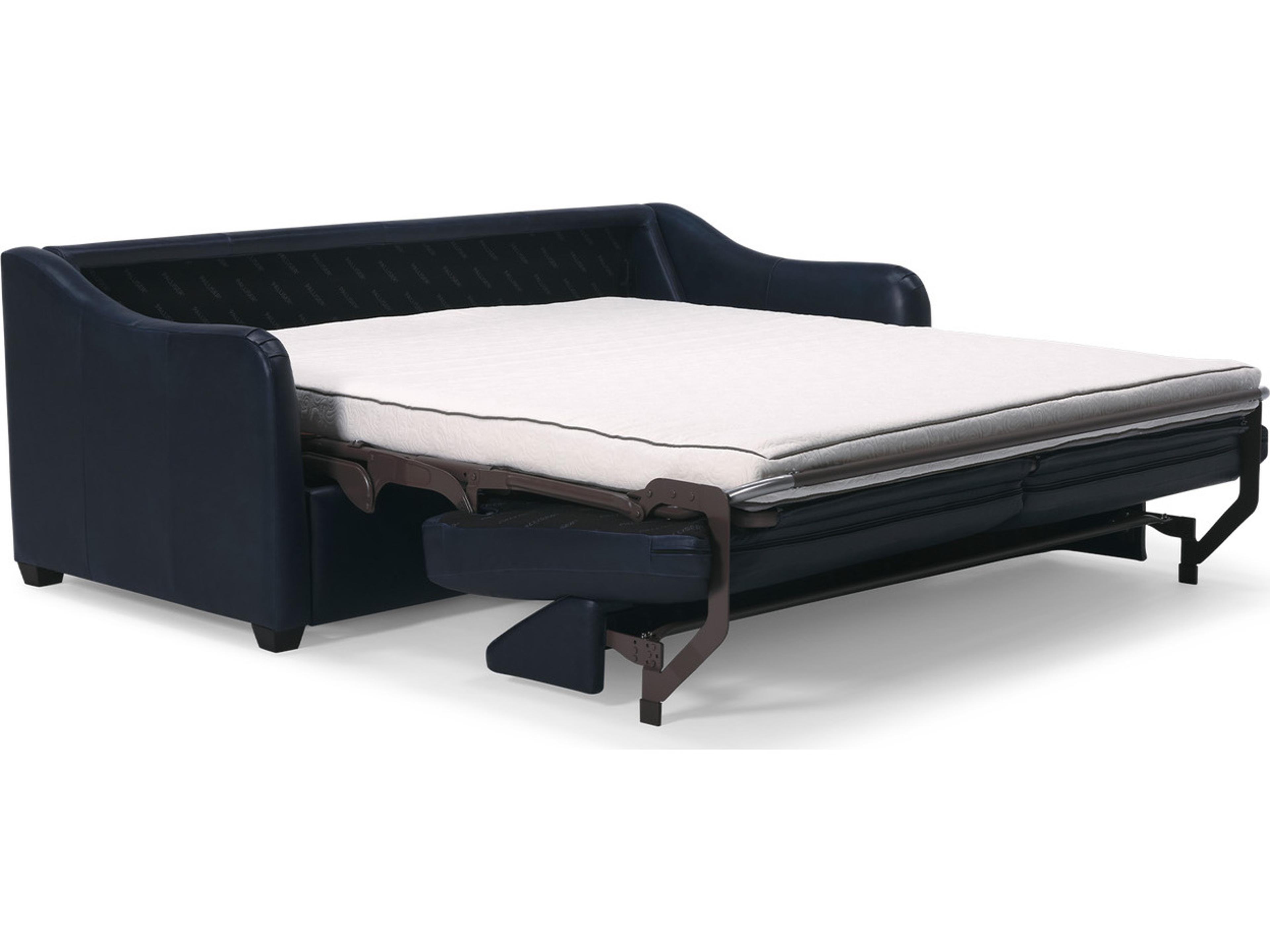 Palliser Madison Sleep Modern English Arm Leather Upholstery Twin Sofabed