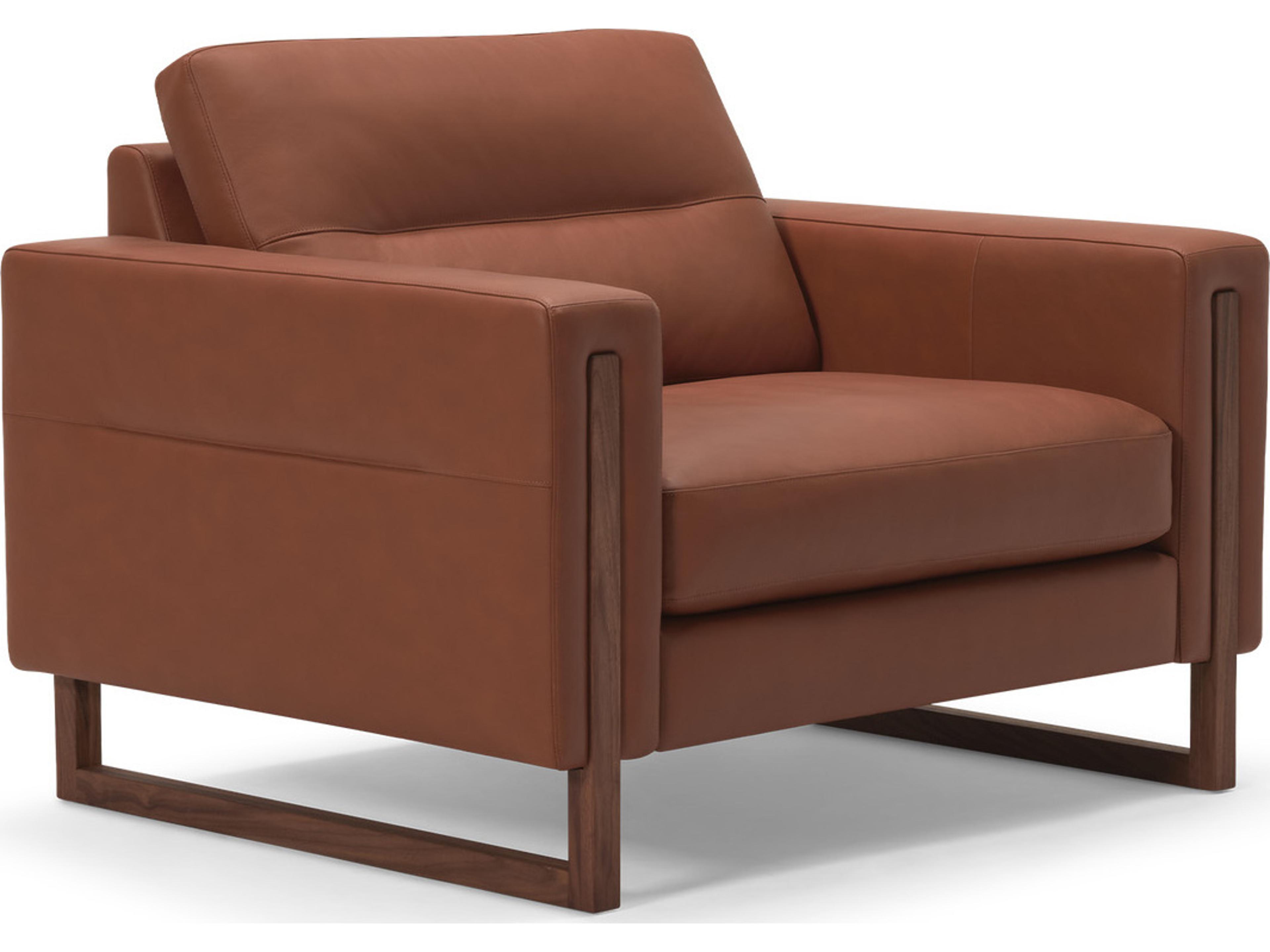 Brookes Leather Upholstery Stationary Chair