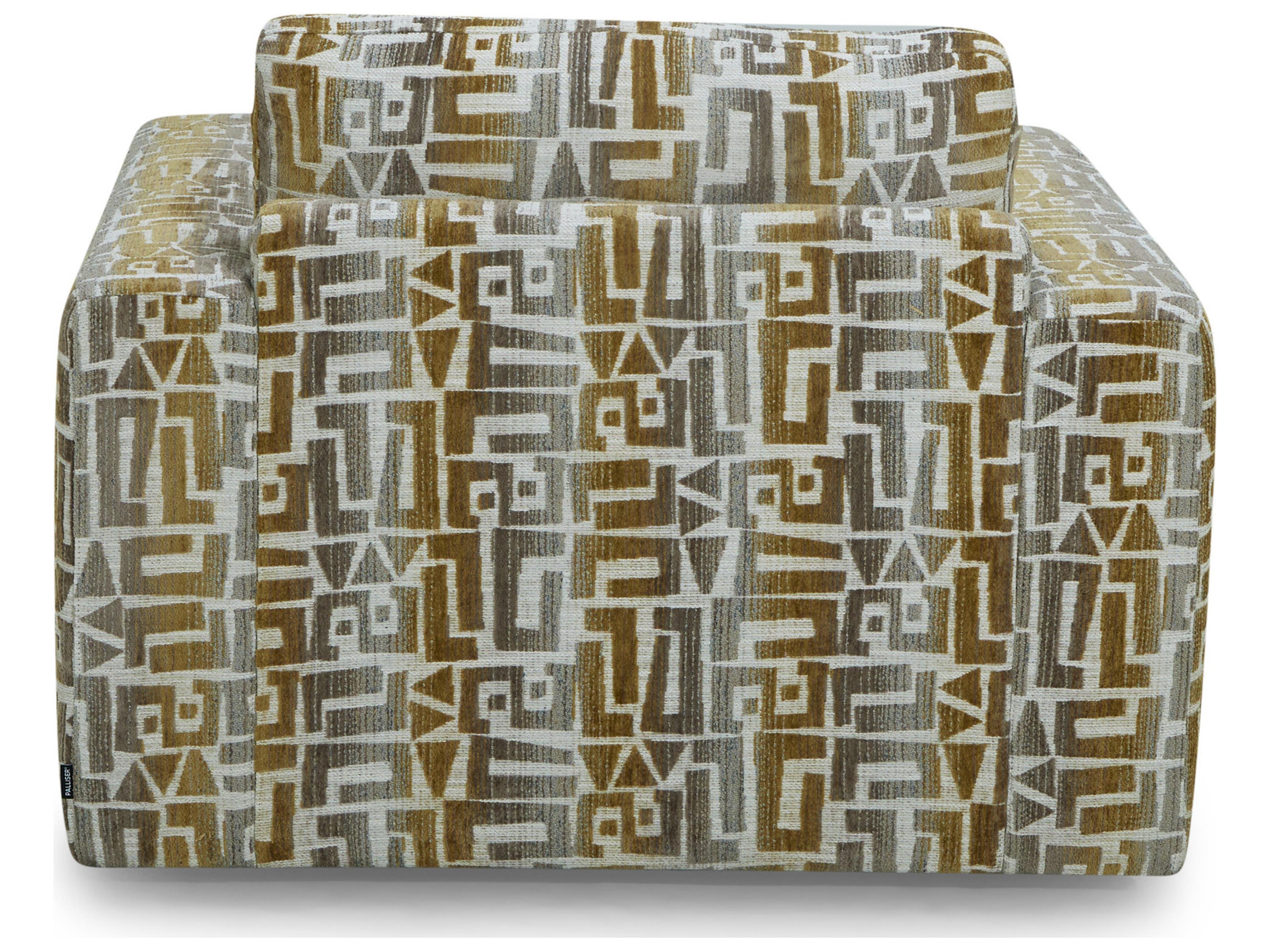 Palliser Ensemble Max Track Arm Leather Upholstery Swivel Chair