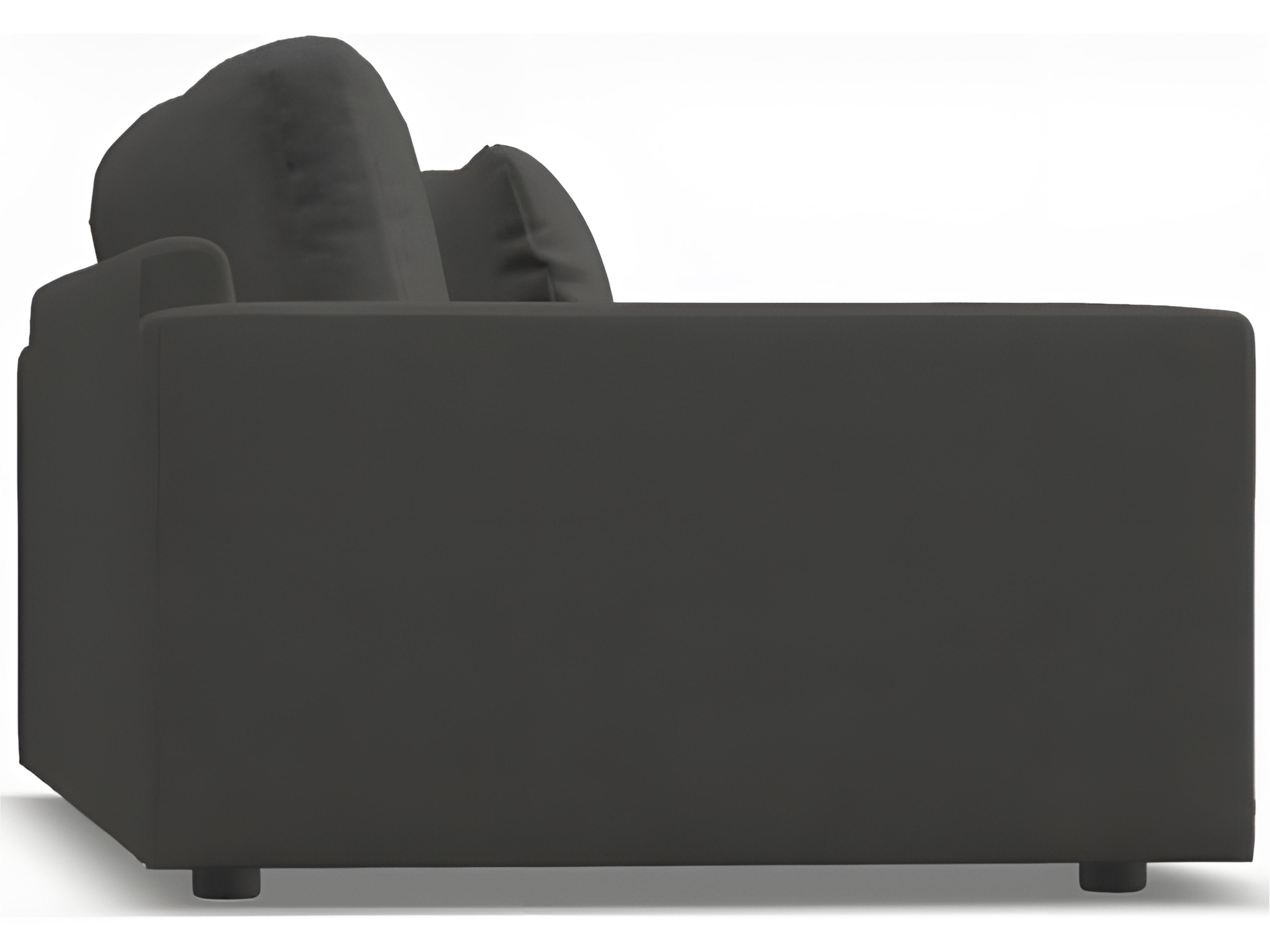 Palliser Ensemble Max Track Arm Leather Upholstery Apartment Sofa