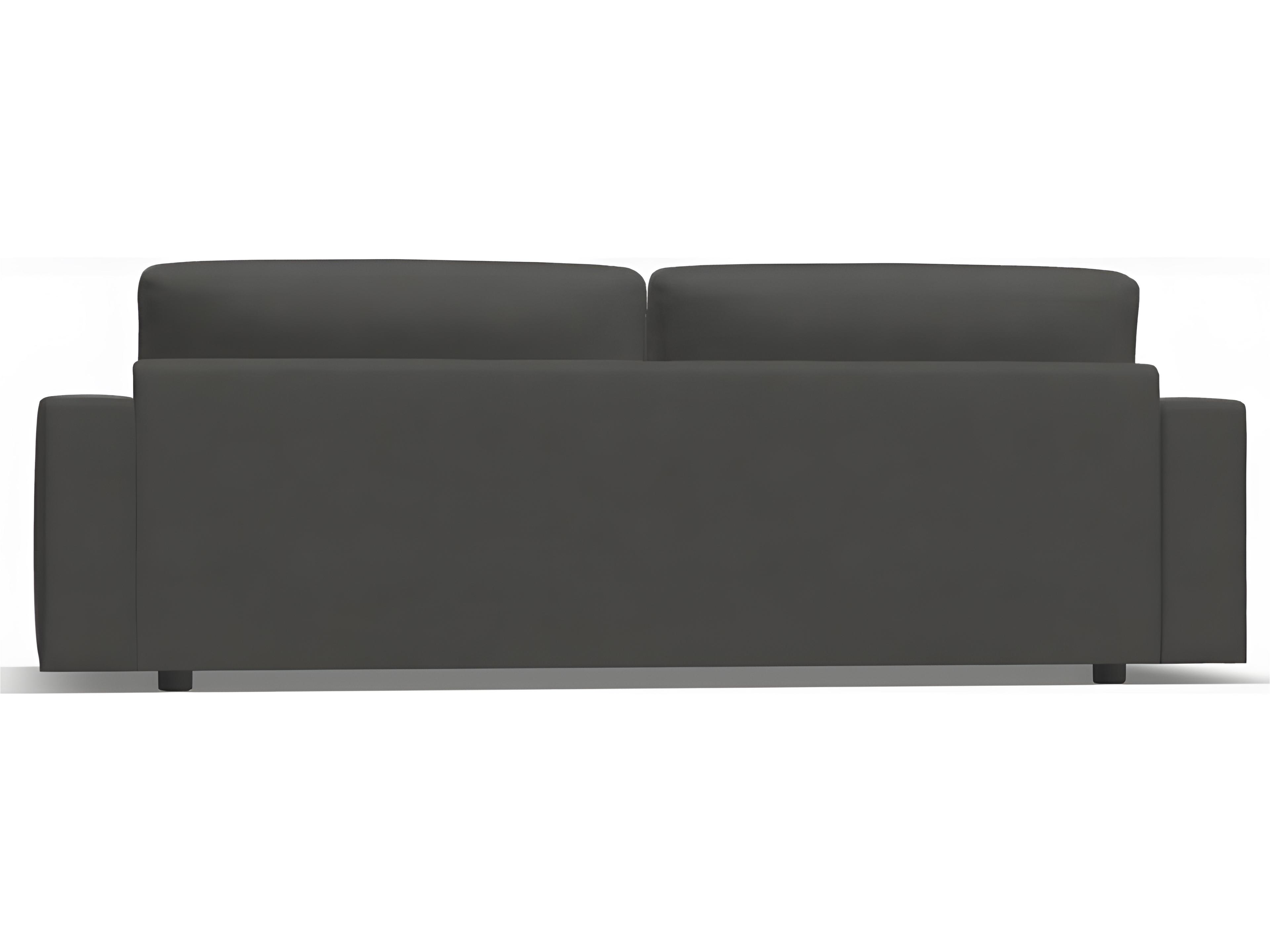 Palliser Ensemble Max Track Arm Leather Upholstery Apartment Sofa