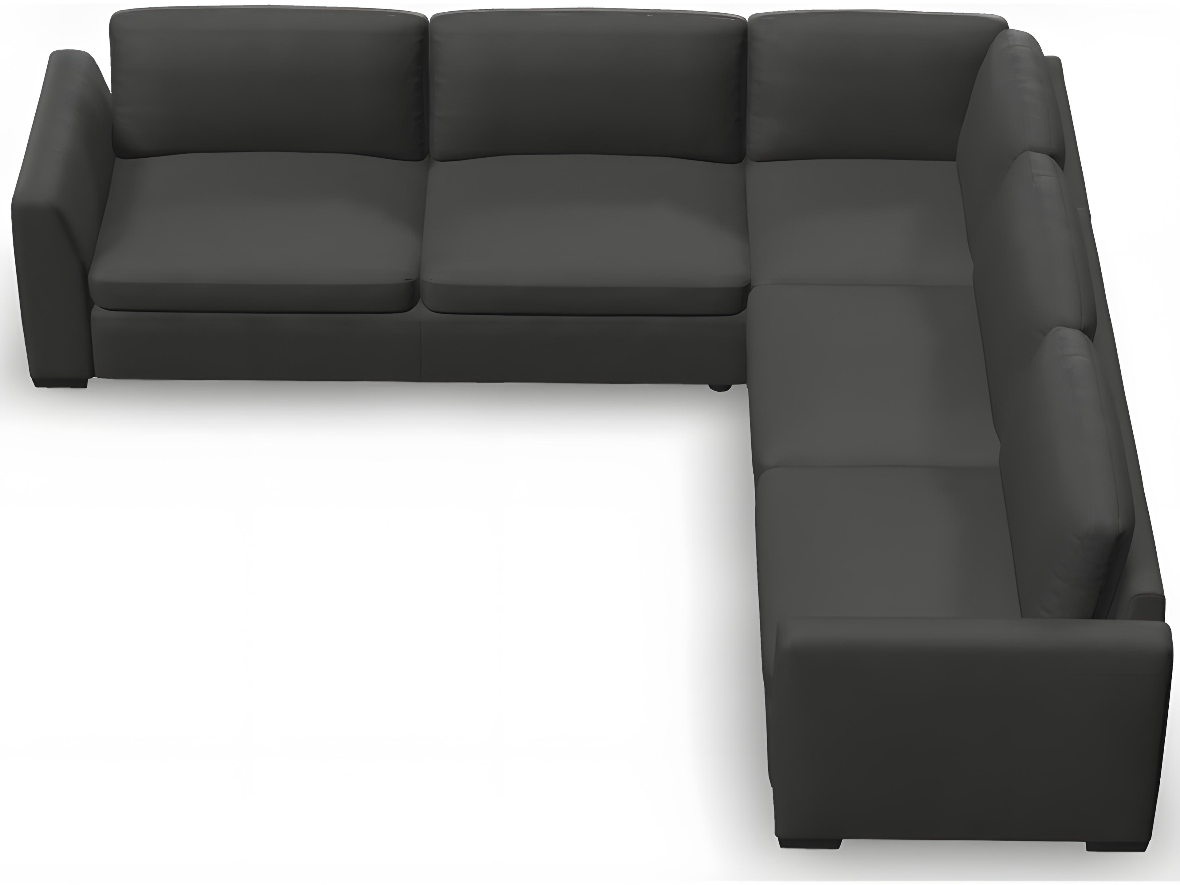 Palliser Ensemble Max Angle Arm Leather Upholstery Sectional Sofa