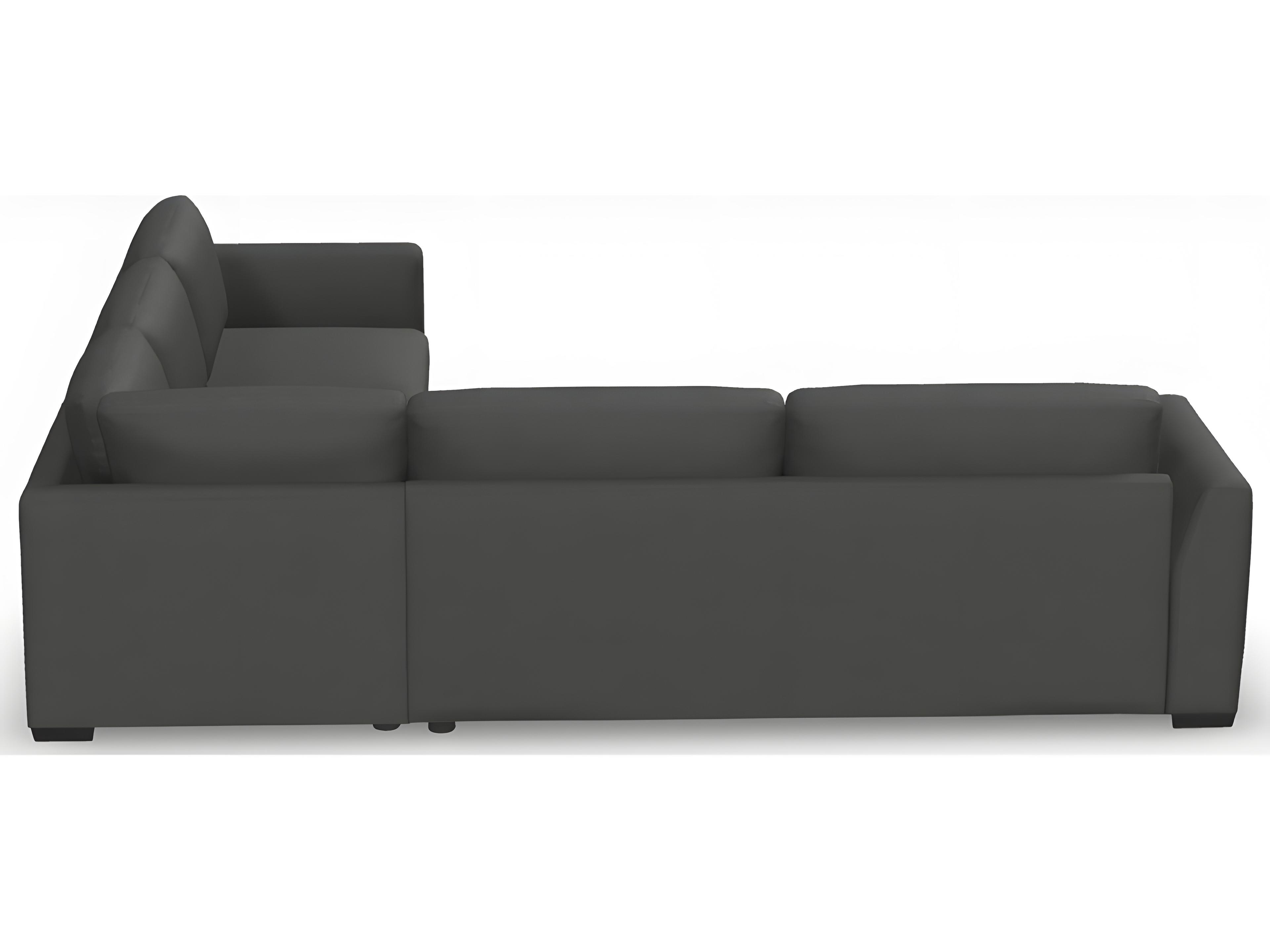 Palliser Ensemble Max Angle Arm Leather Upholstery Sectional Sofa