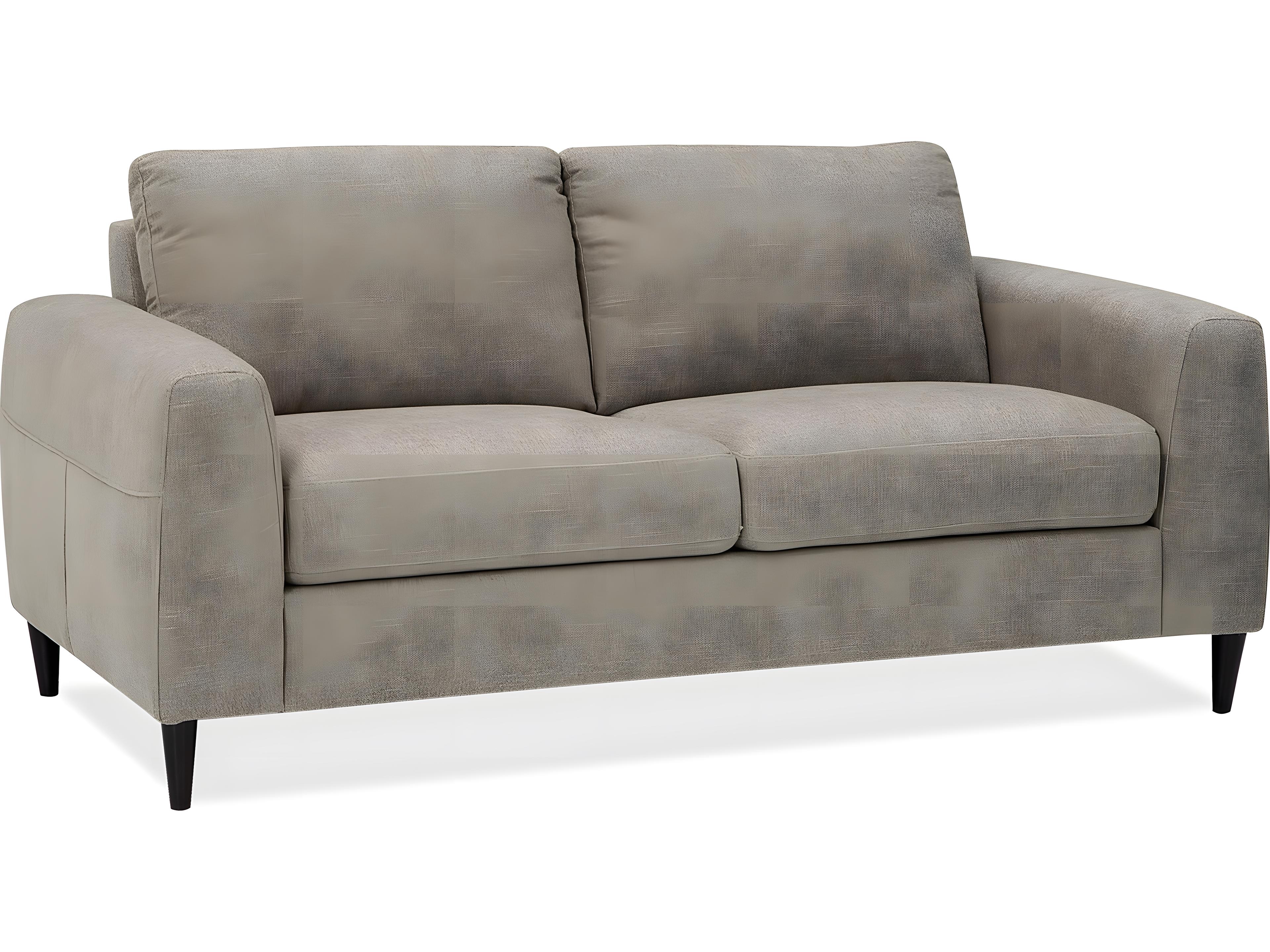 Ensemble Max Roll Arm Leather Upholstery Loveseat