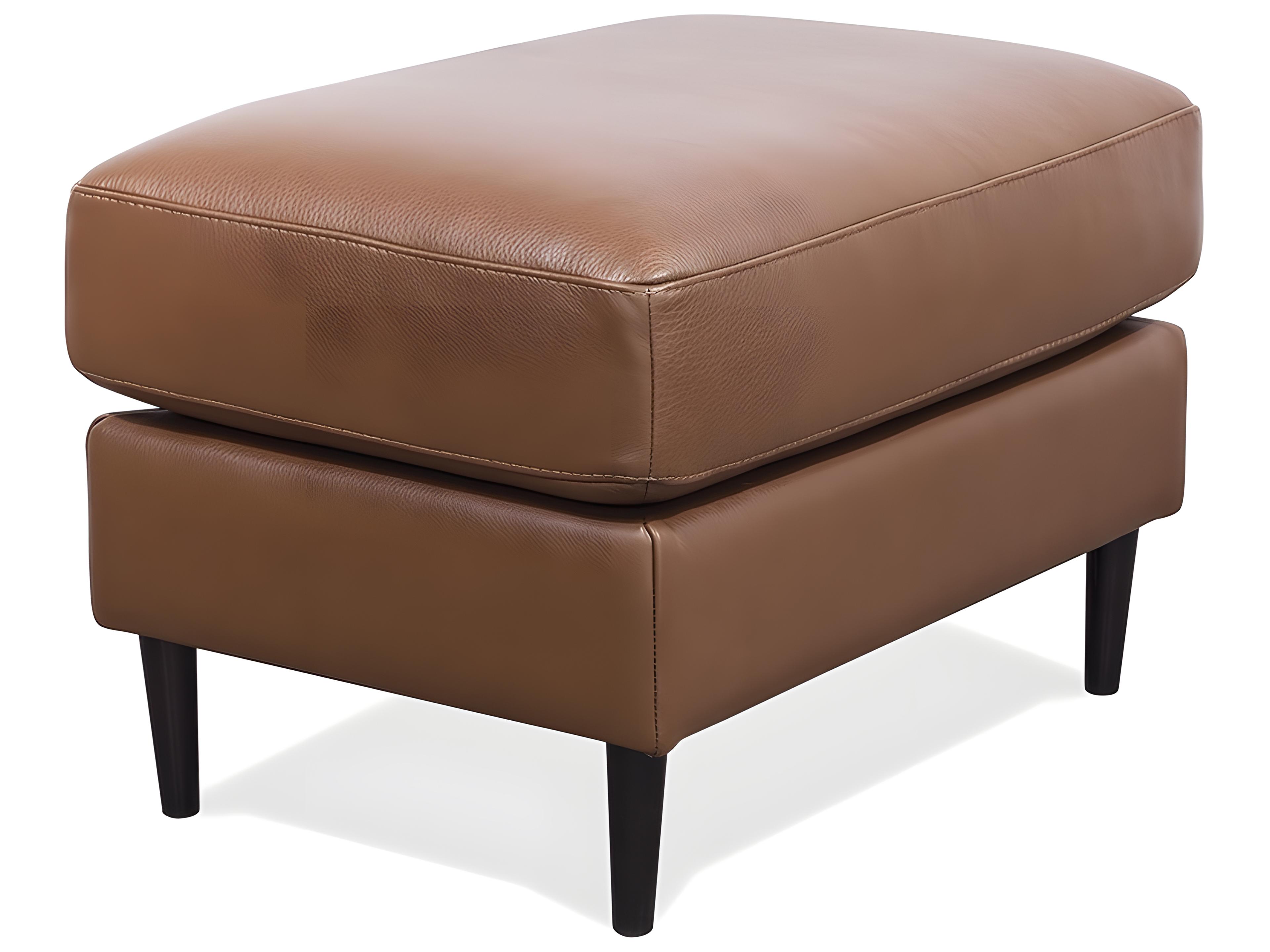 Palliser Ensemble Max Roll Arm Leather Upholstery Ottoman