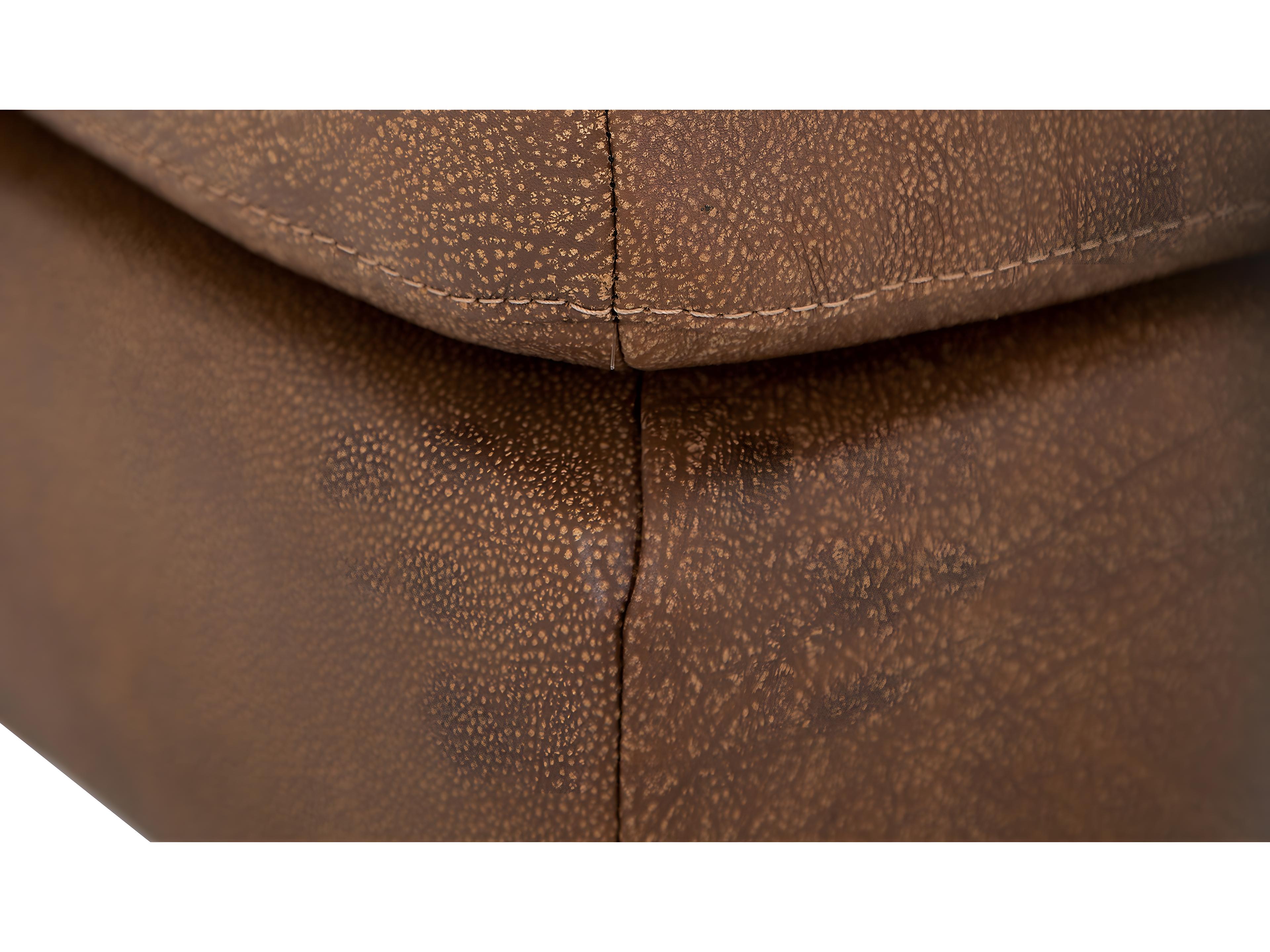 Palliser Ensemble Max Roll Arm Leather Upholstery Ottoman