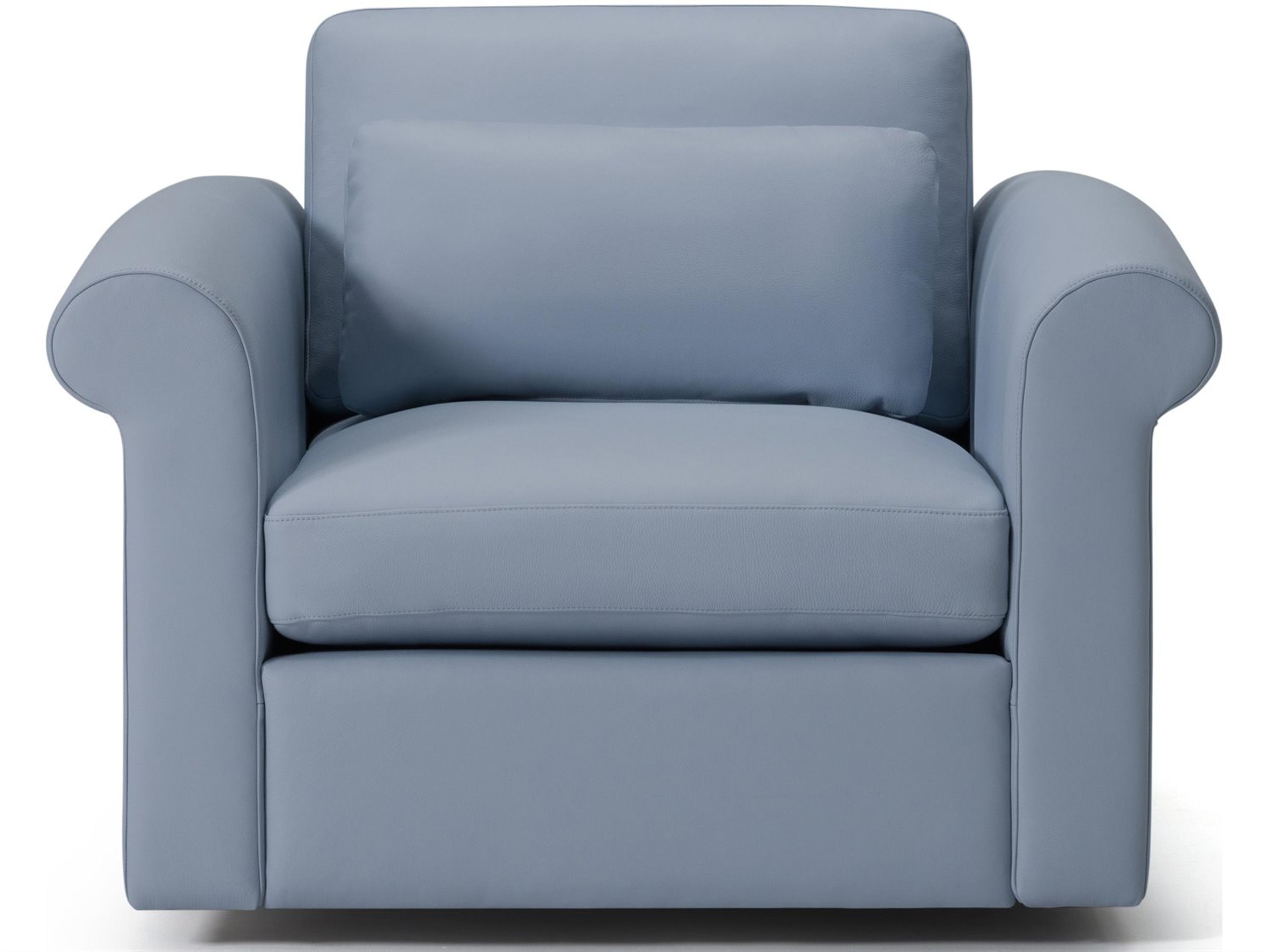 Palliser Ensemble Max Roll Arm Leather Upholstery Swivel Chair