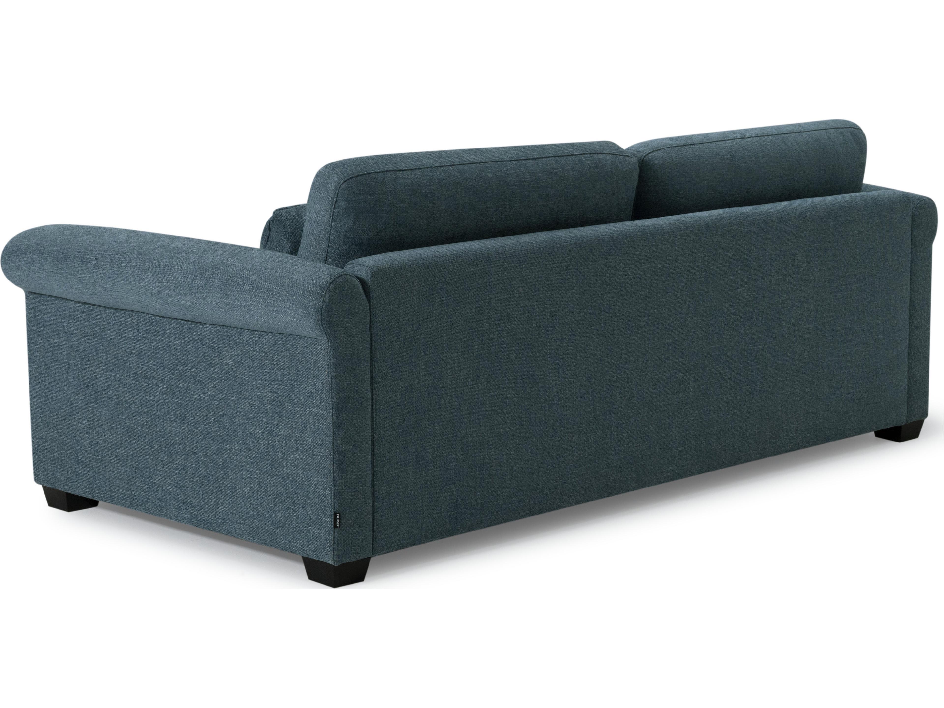 Palliser Ensemble Max Roll Arm Leather Upholstery Studio Sofa