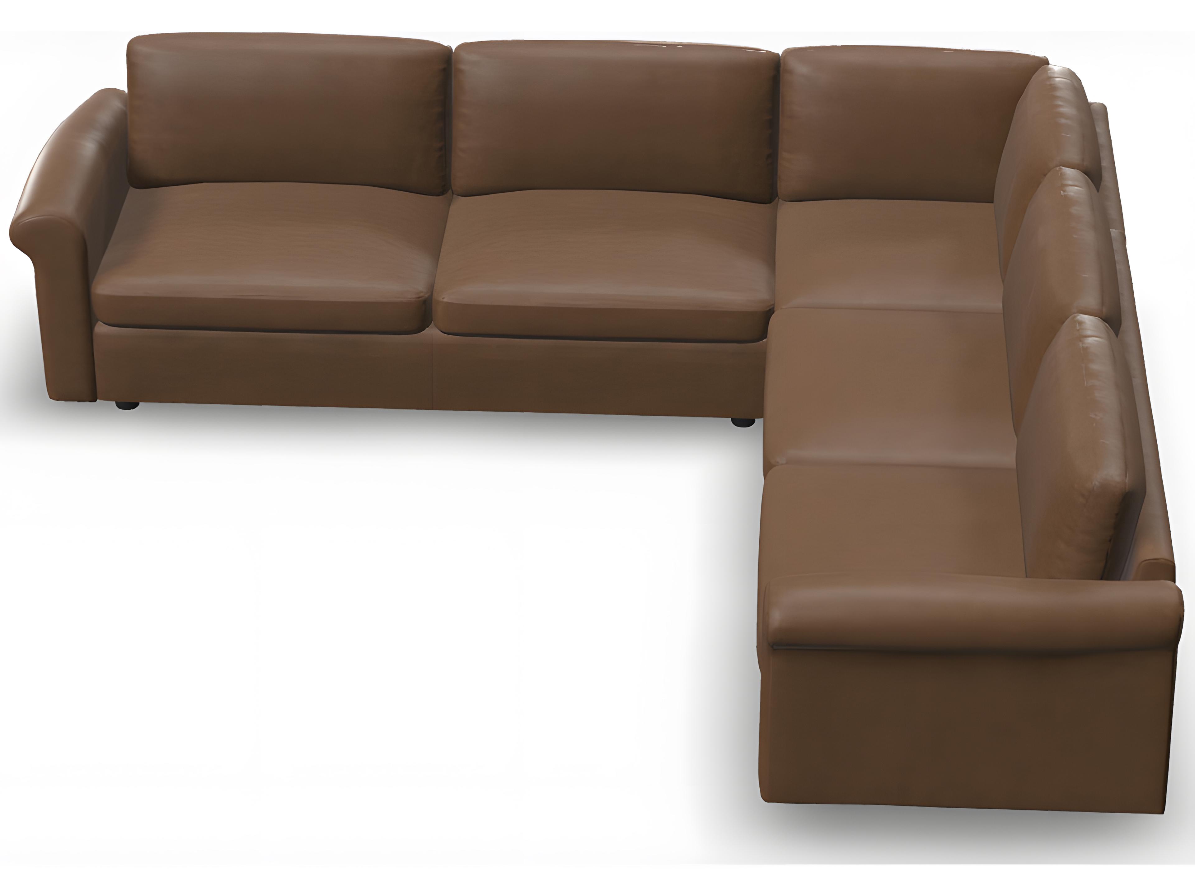 Palliser Ensemble Max Roll Arm Leather Upholstery Upholstered Sectional Sofa