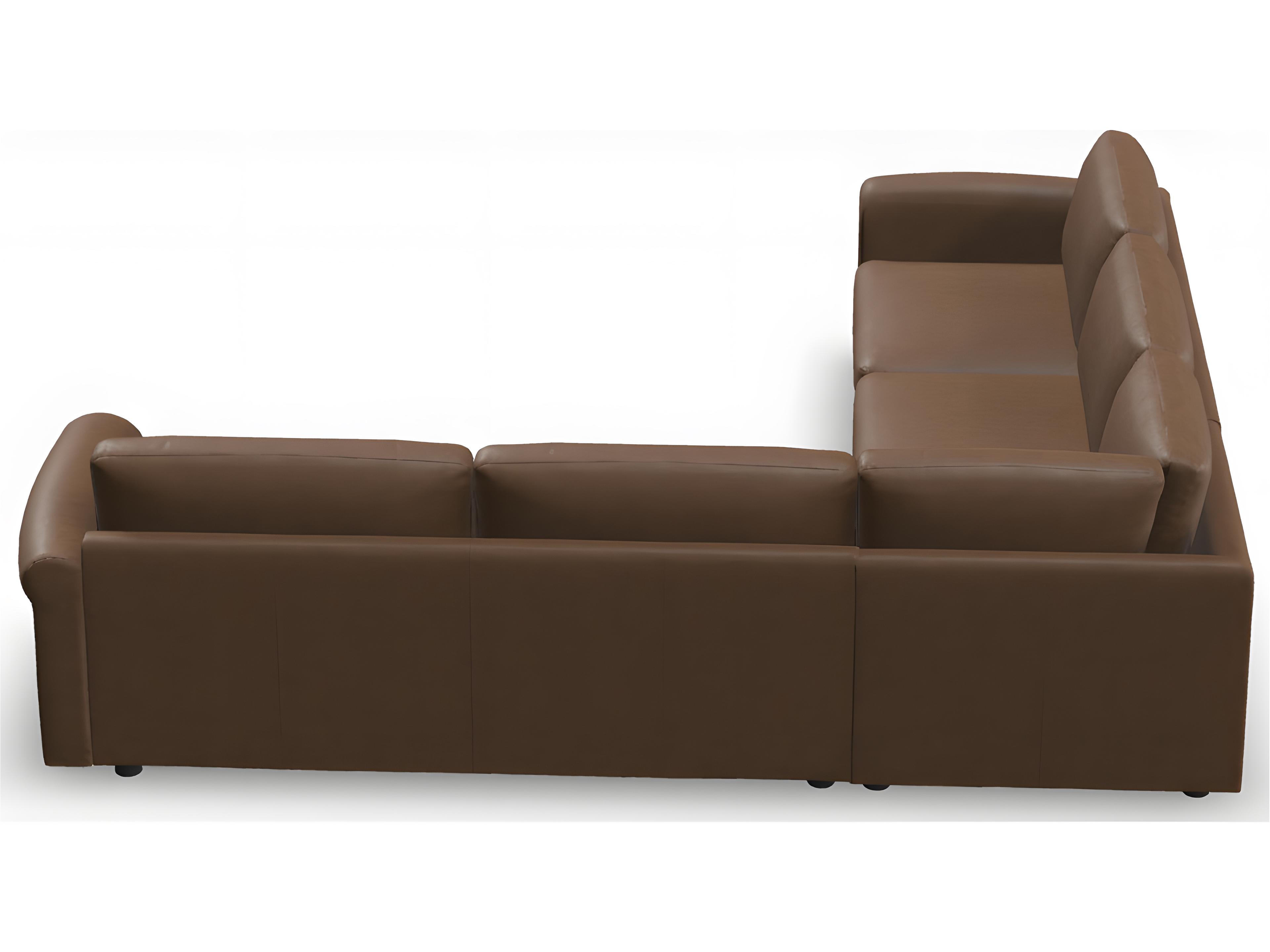 Palliser Ensemble Max Roll Arm Leather Upholstery Upholstered Sectional Sofa