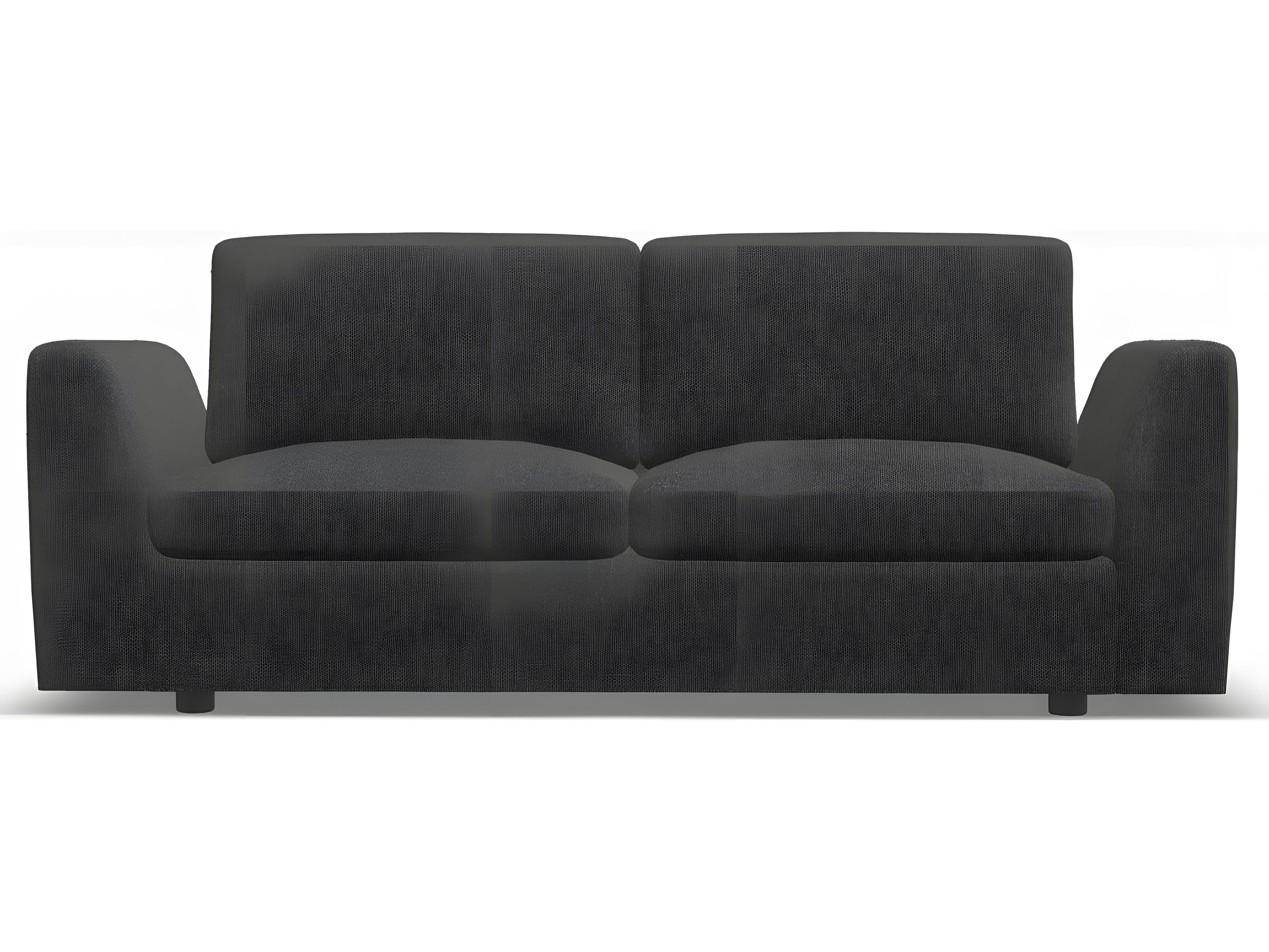 Palliser Ensemble Angle Arm Leather Upholstery Apartment Sofa