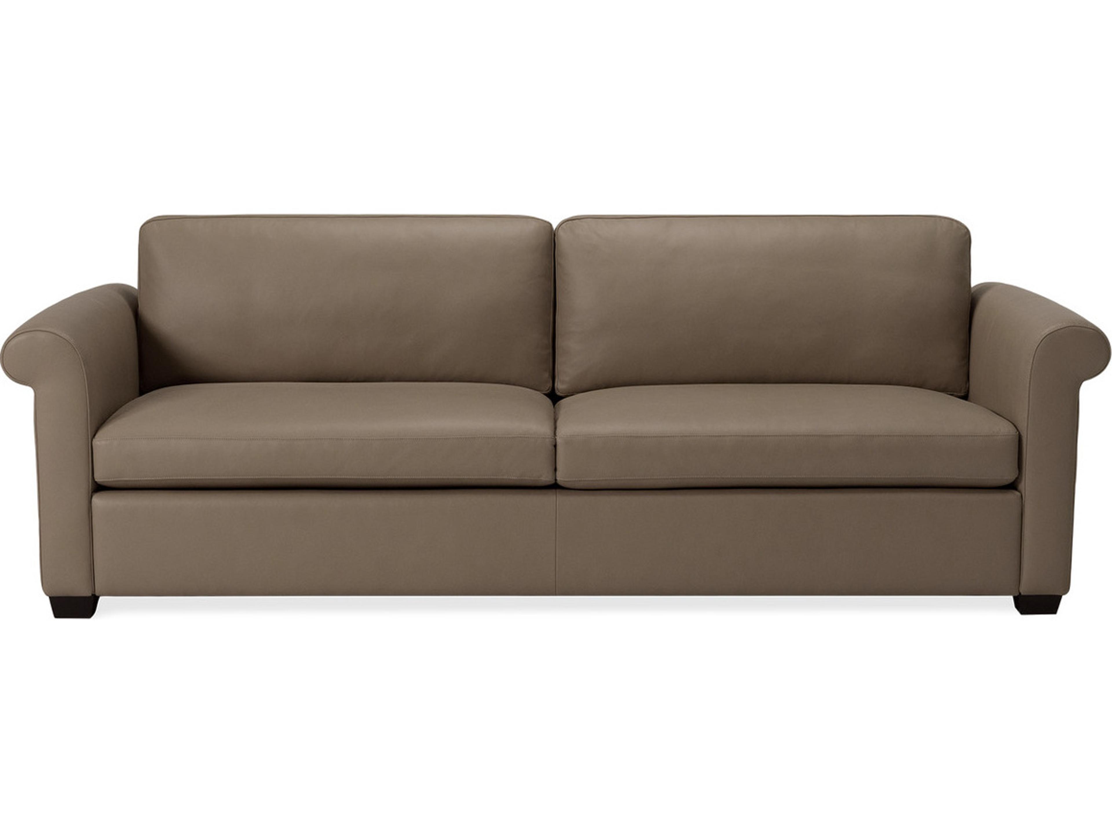 Palliser Ensemble Roll Arm Leather Upholstery Studio Sofa