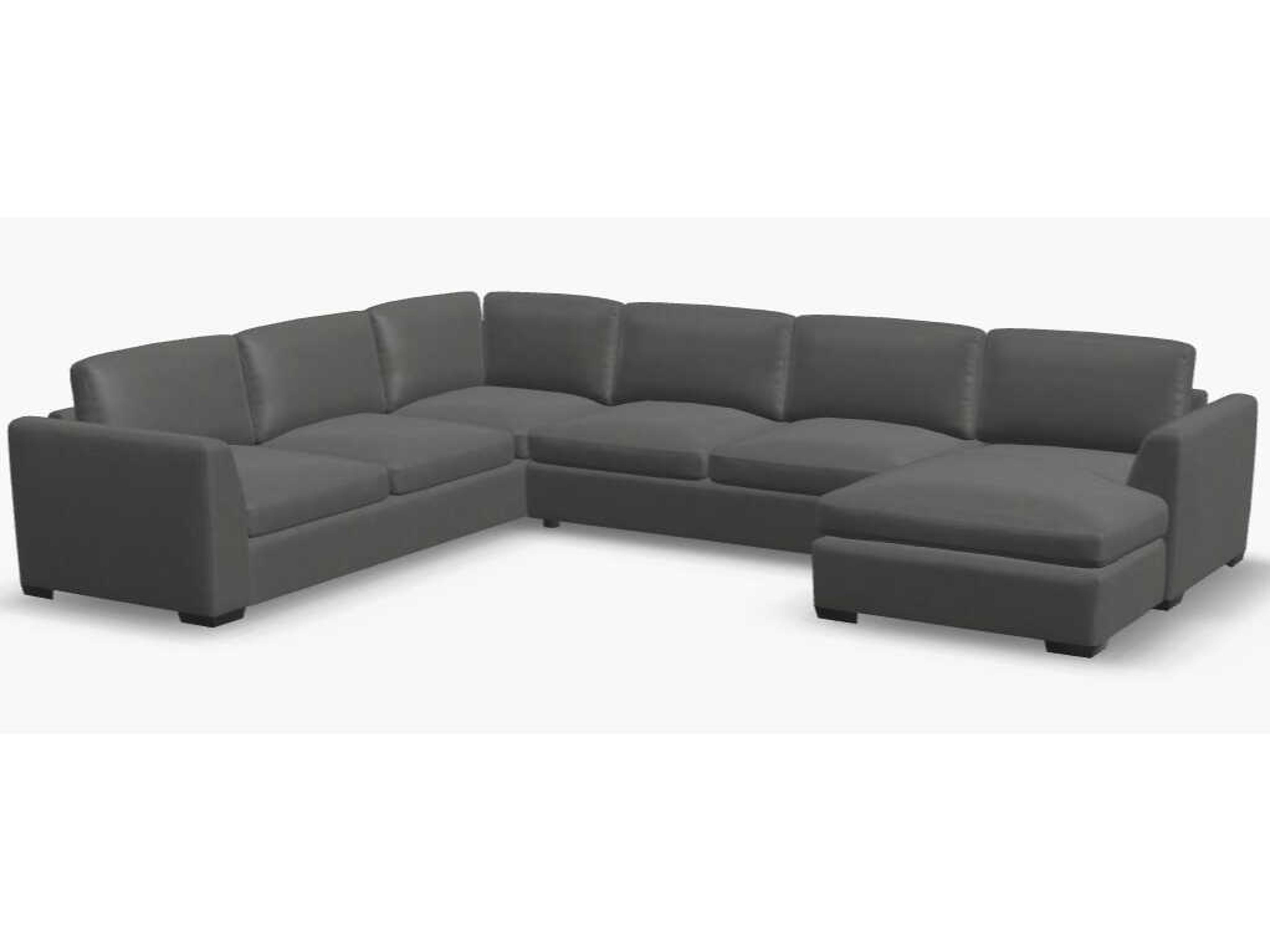 Ensemble Angle Arm Upholstered Sectional Sofa