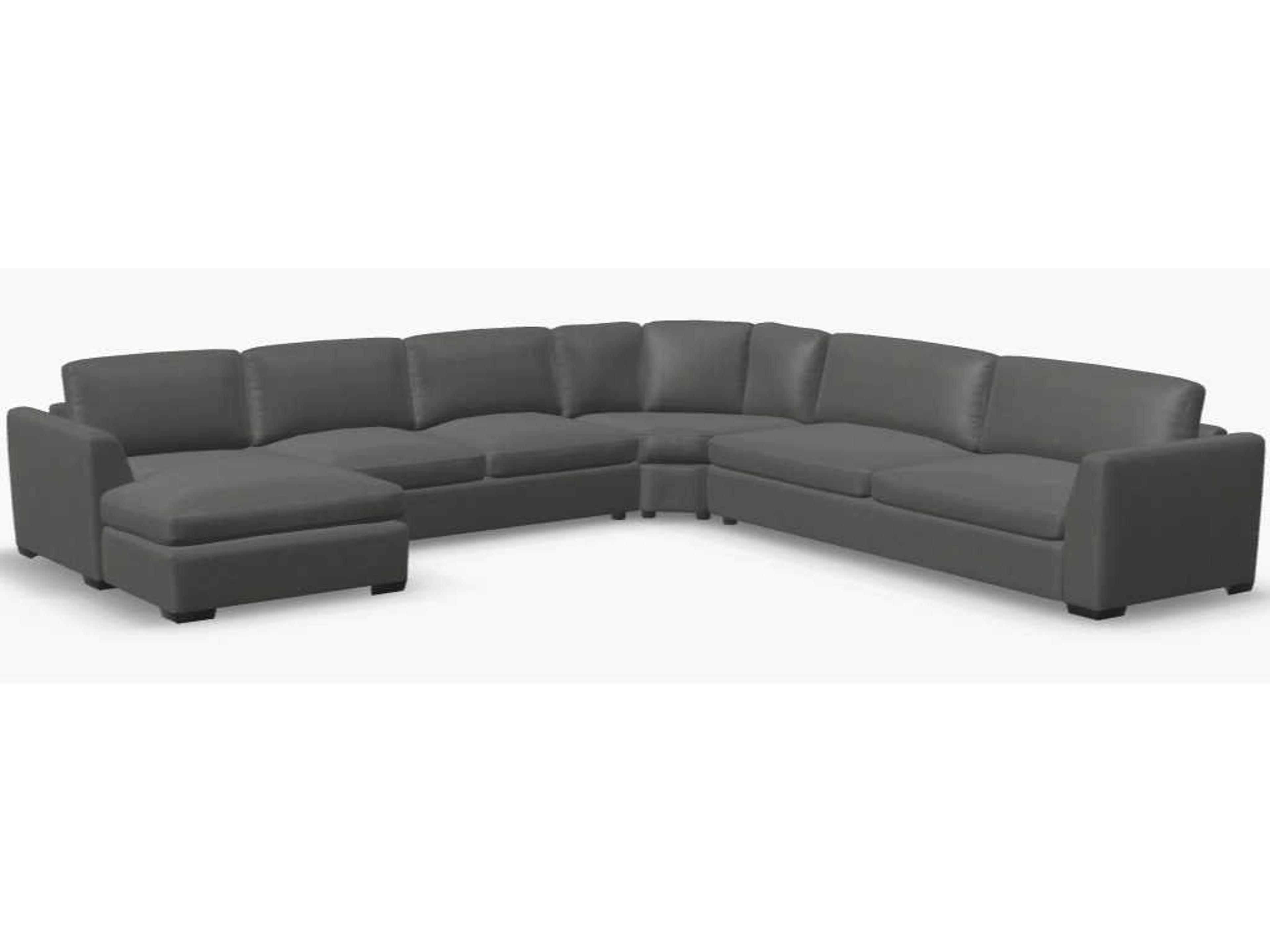 Ensemble Angle Arm Upholstered Sectional Sofa