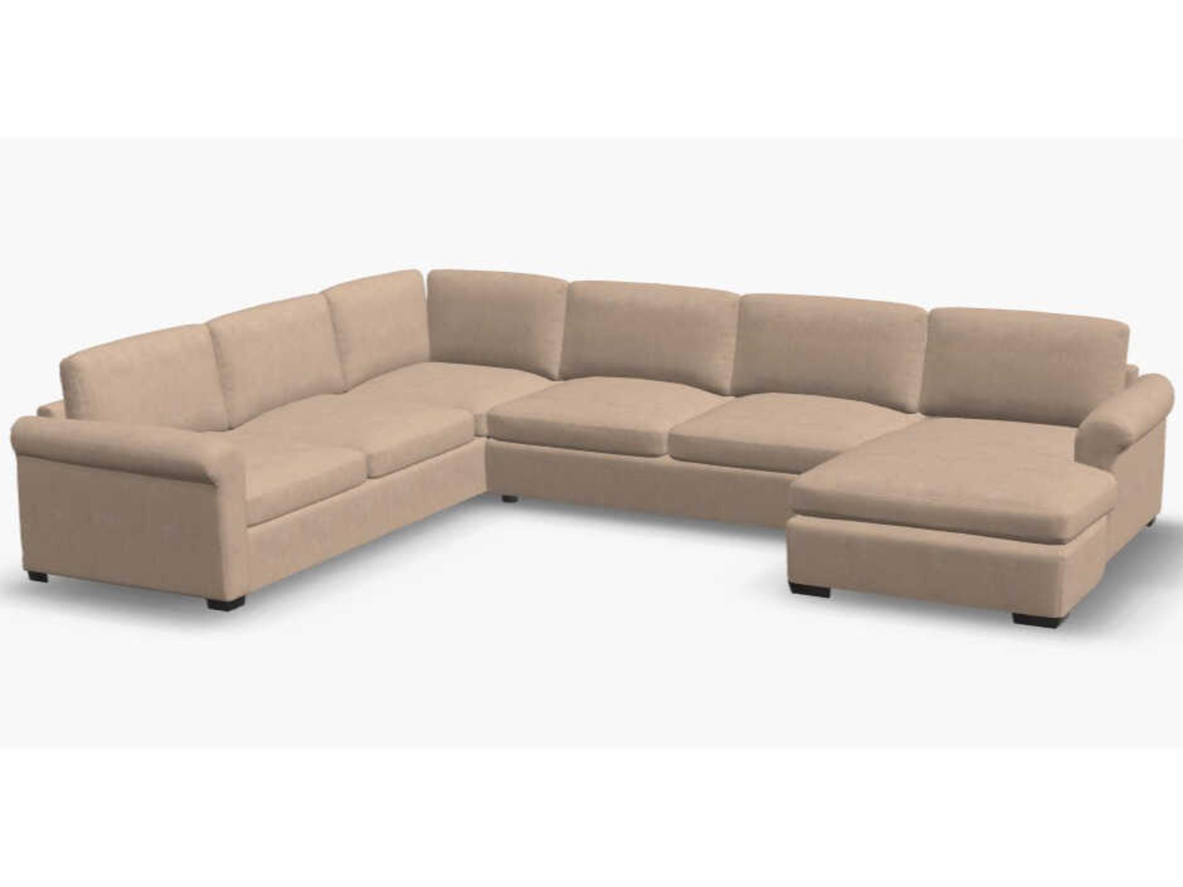 Ensemble Roll Arm Upholstered Sectional Sofa