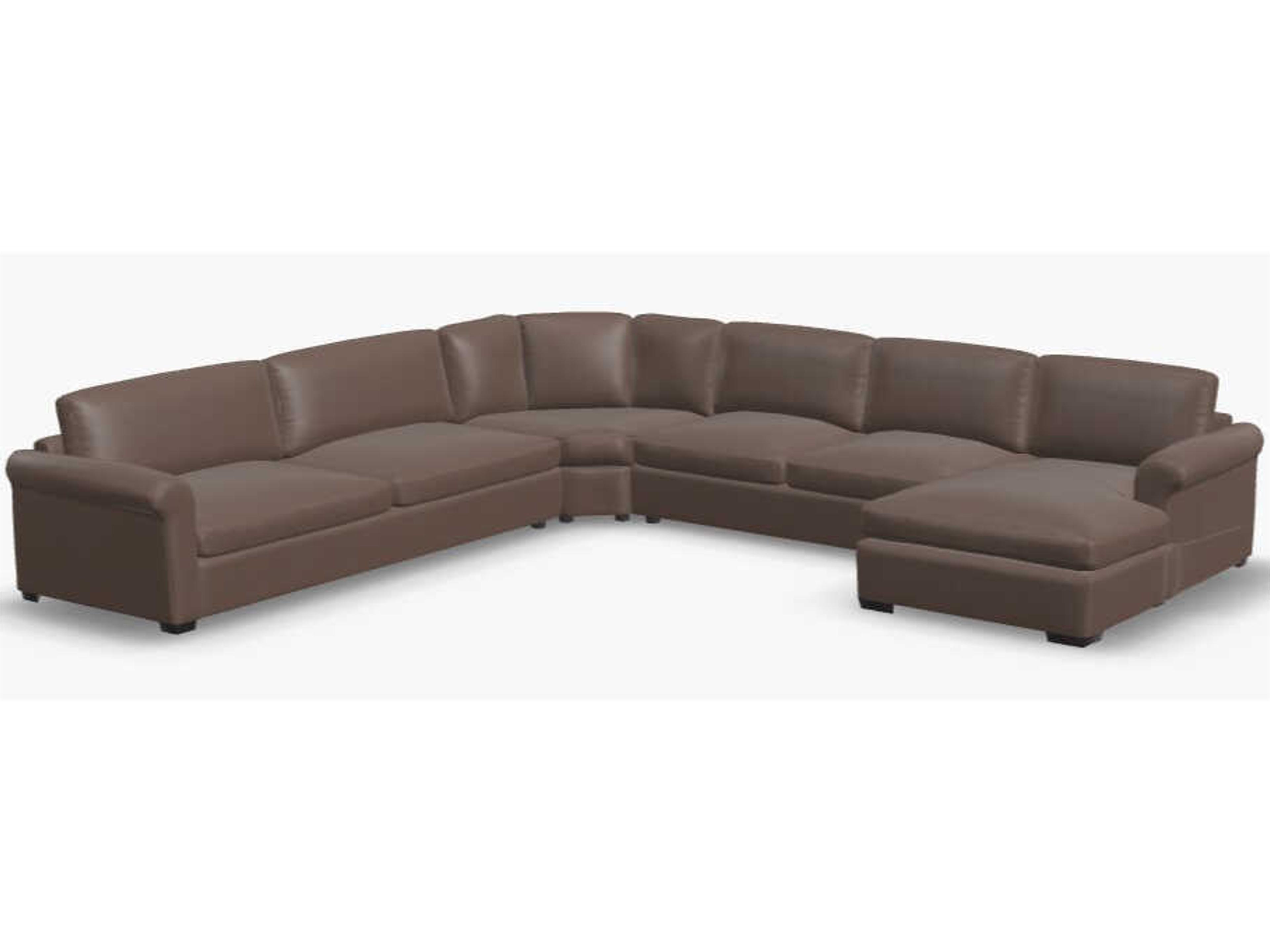 Ensemble Roll Arm Upholstered Sectional Sofa