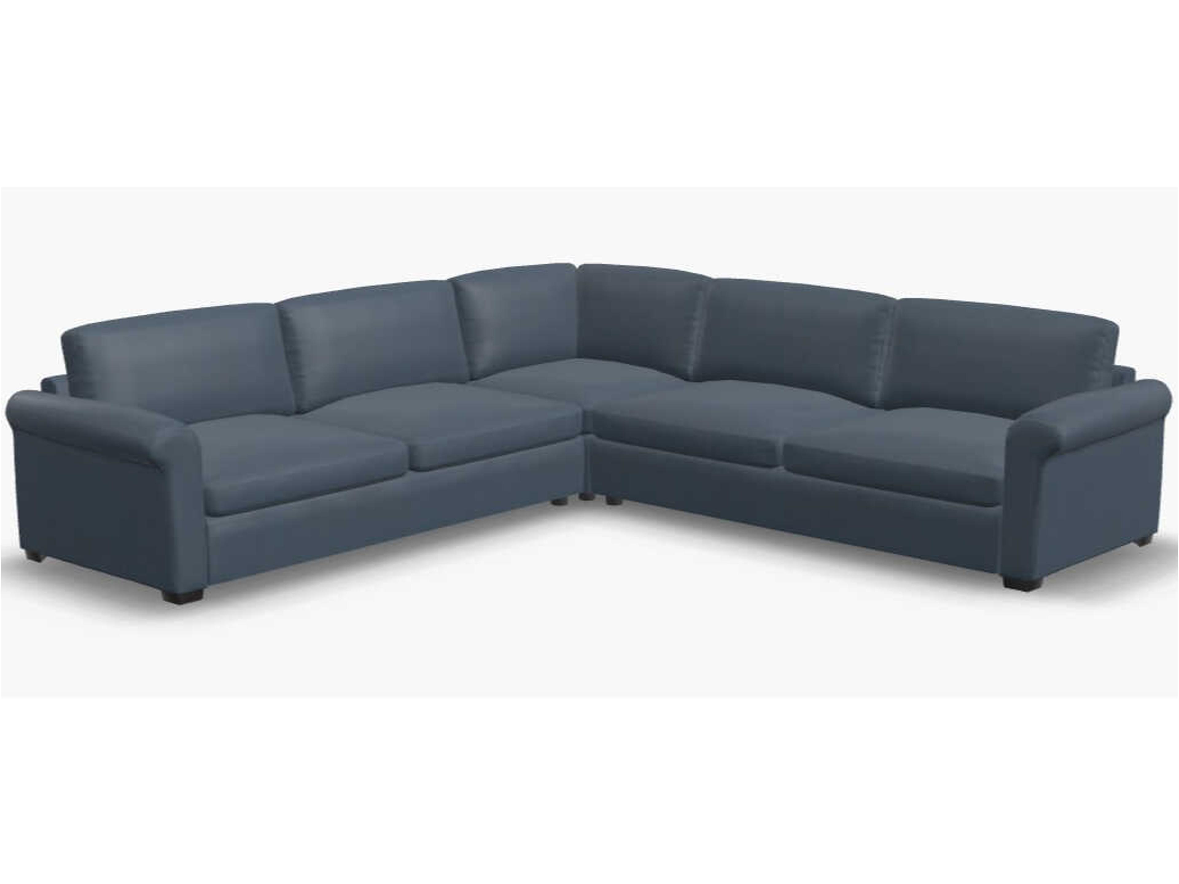Ensemble Roll Arm Upholstered Sectional Sofa