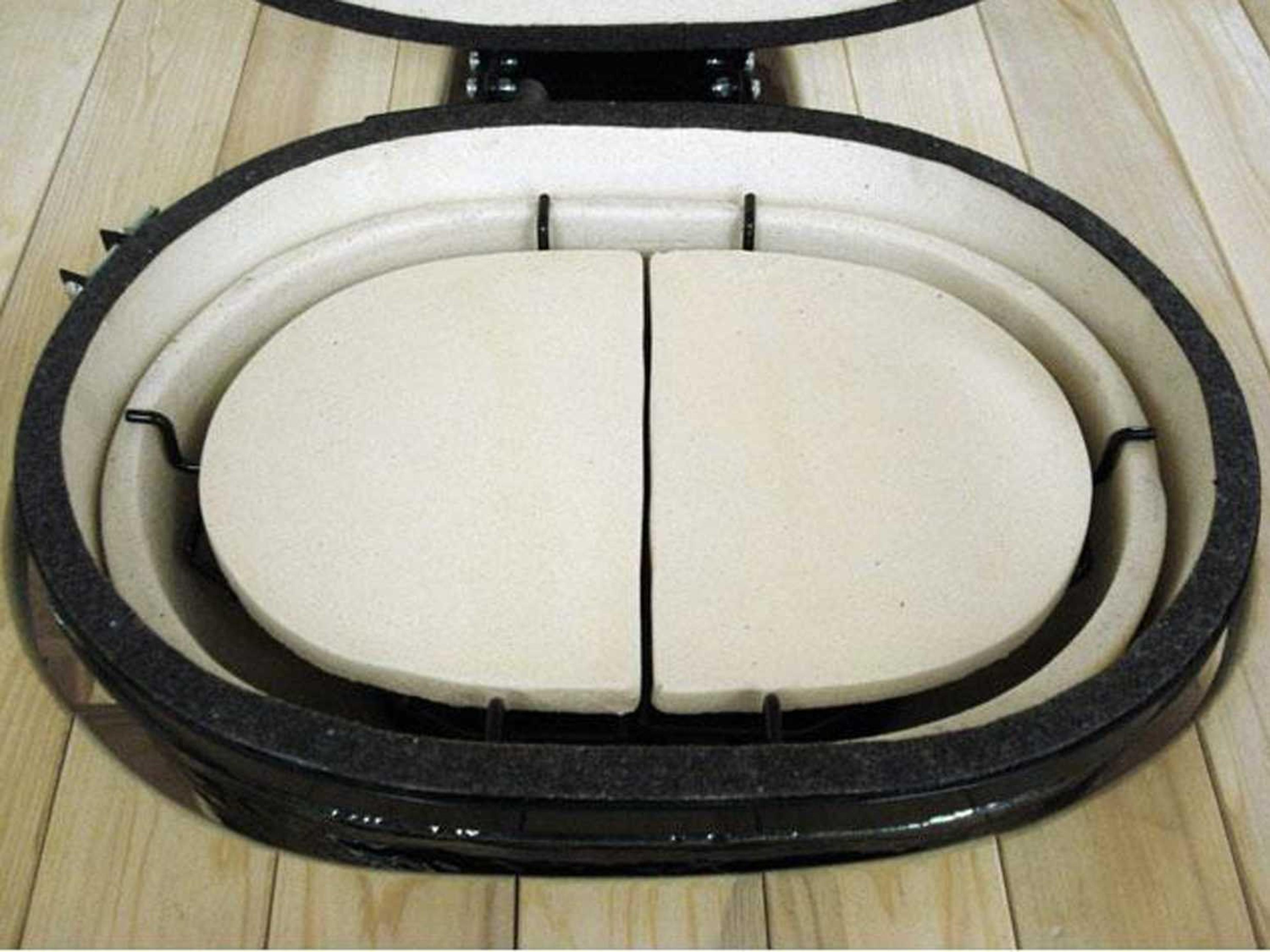 Primo Two Piece Heat Deflector Plates for Oval Junior 200