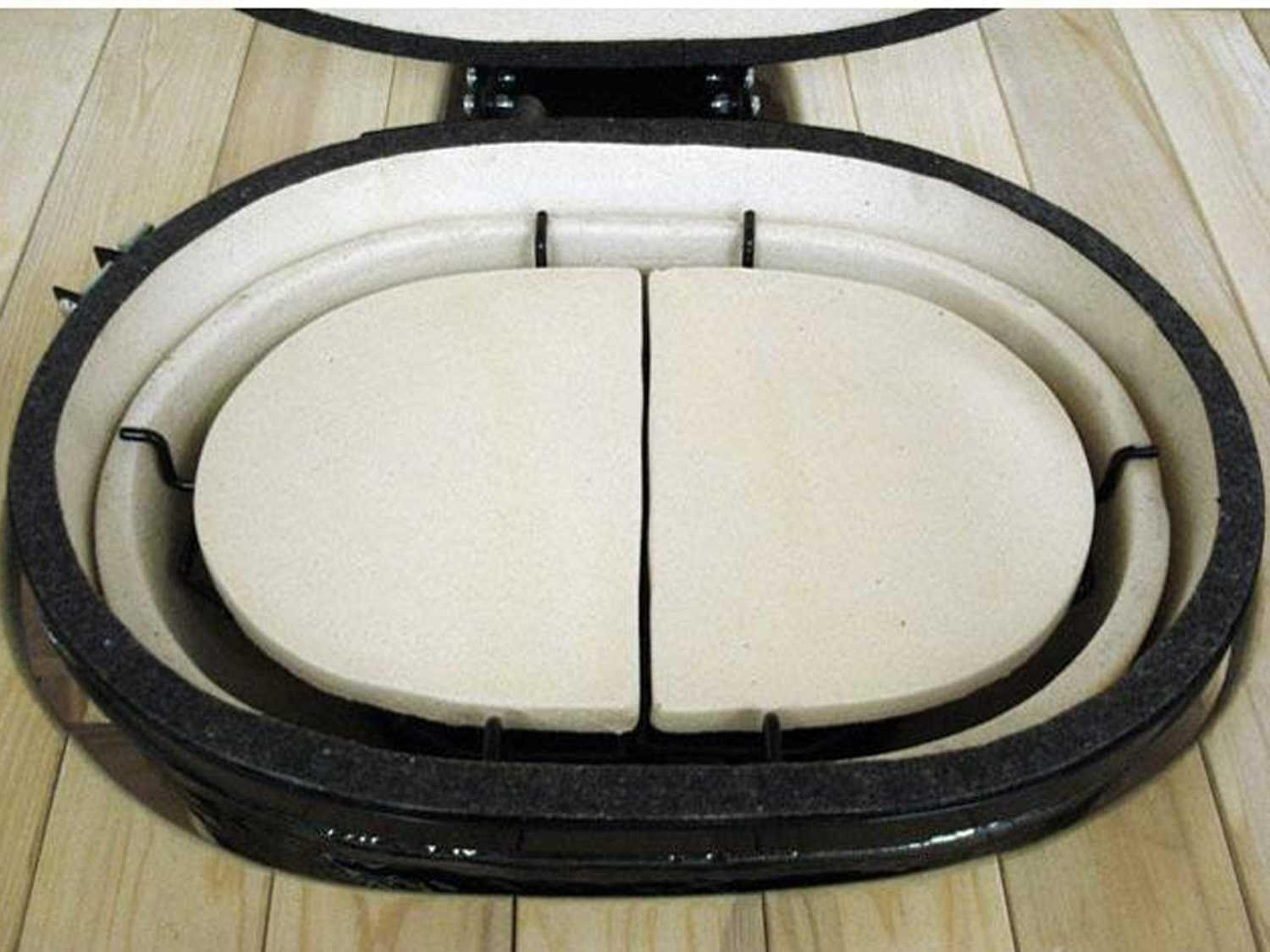 Primo Two Piece Heat Deflector Plates for Oval Large 300