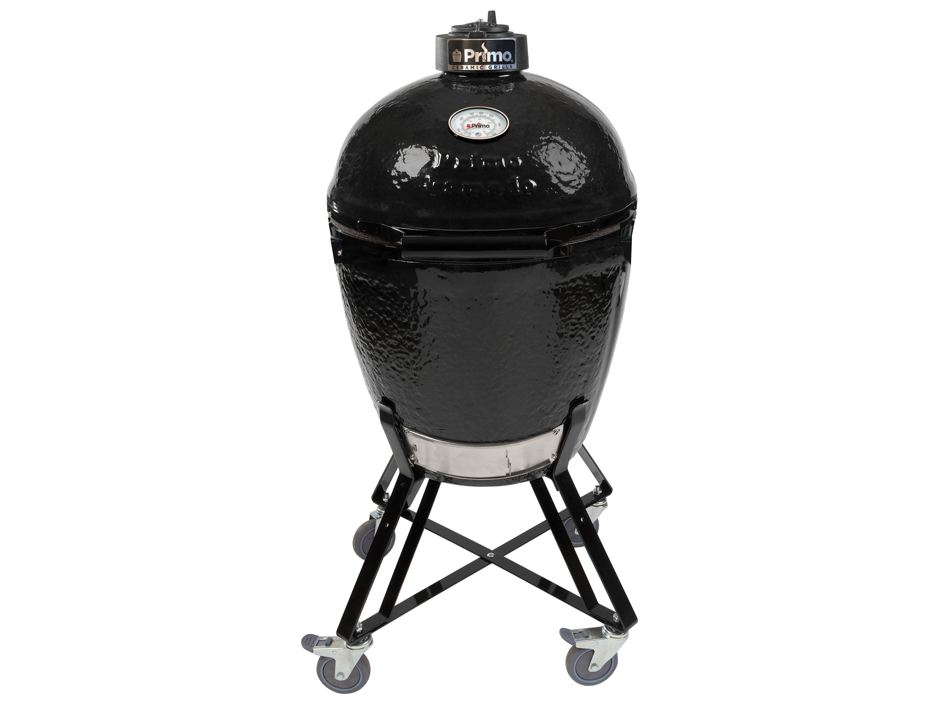Primo Oval Kamado Charcoal Grill with Cradle