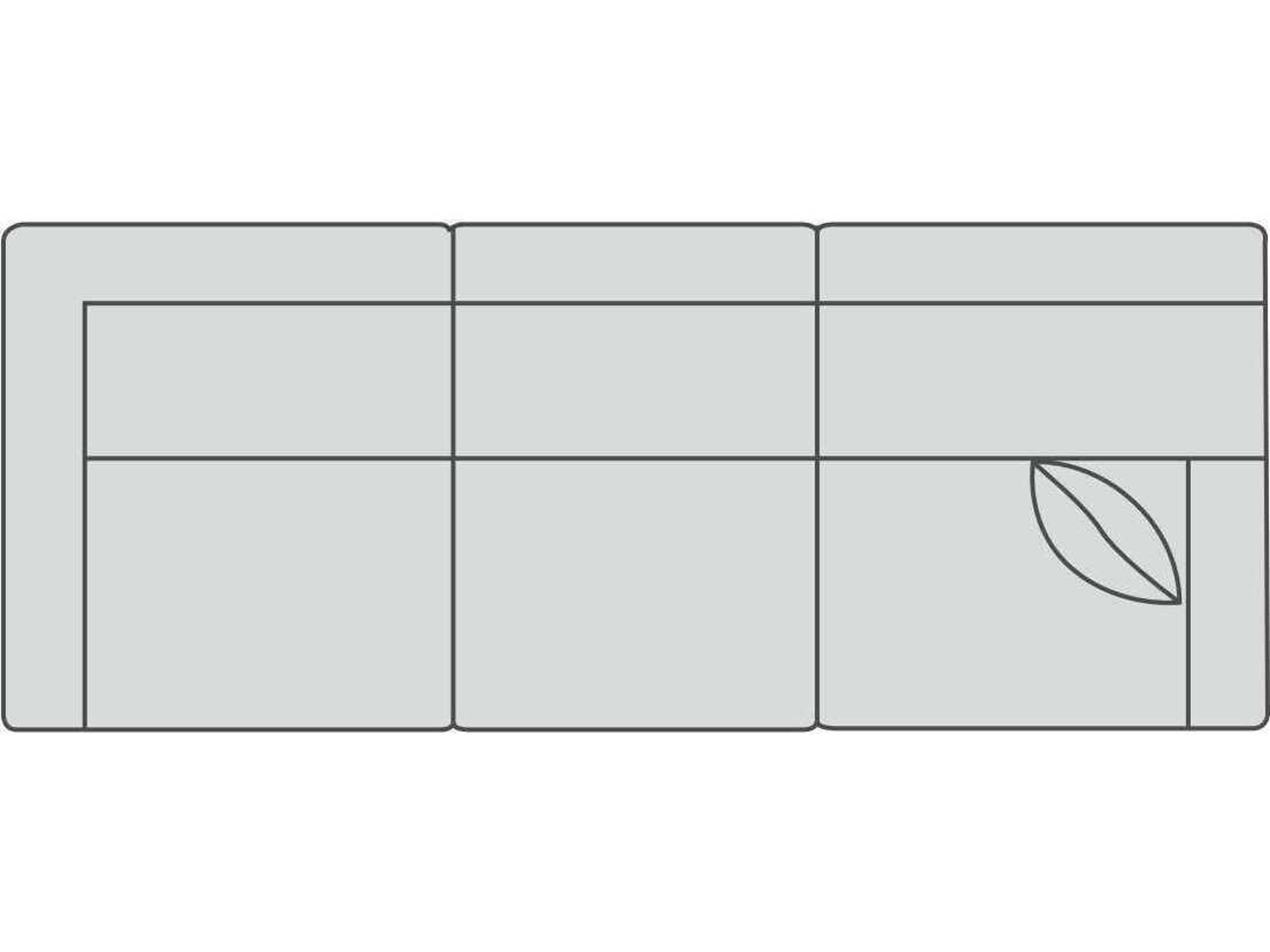 Ethan Right Arm Corner Modular Sofa