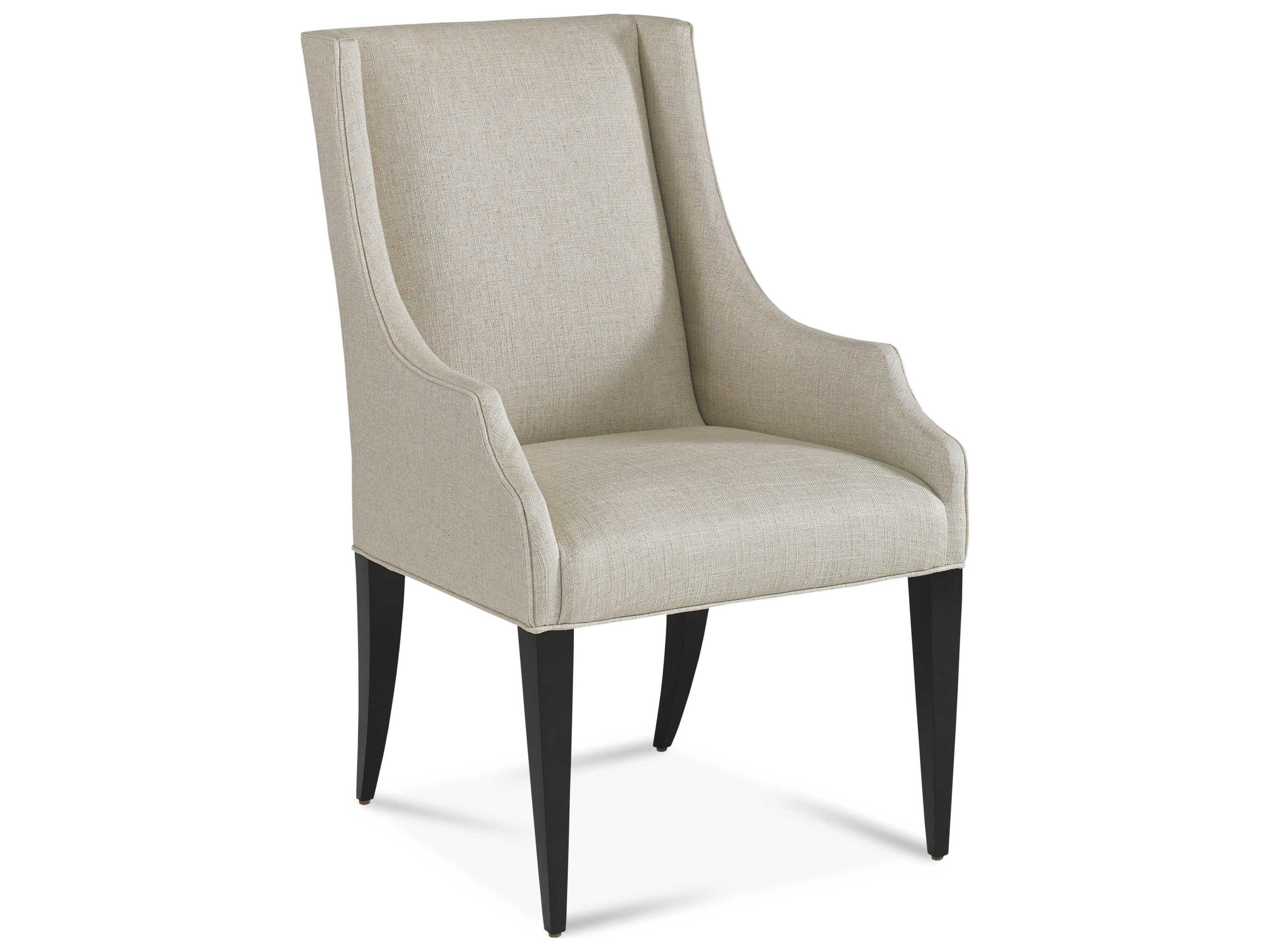 Reid Hardwood Upholstered Arm Dining Chair