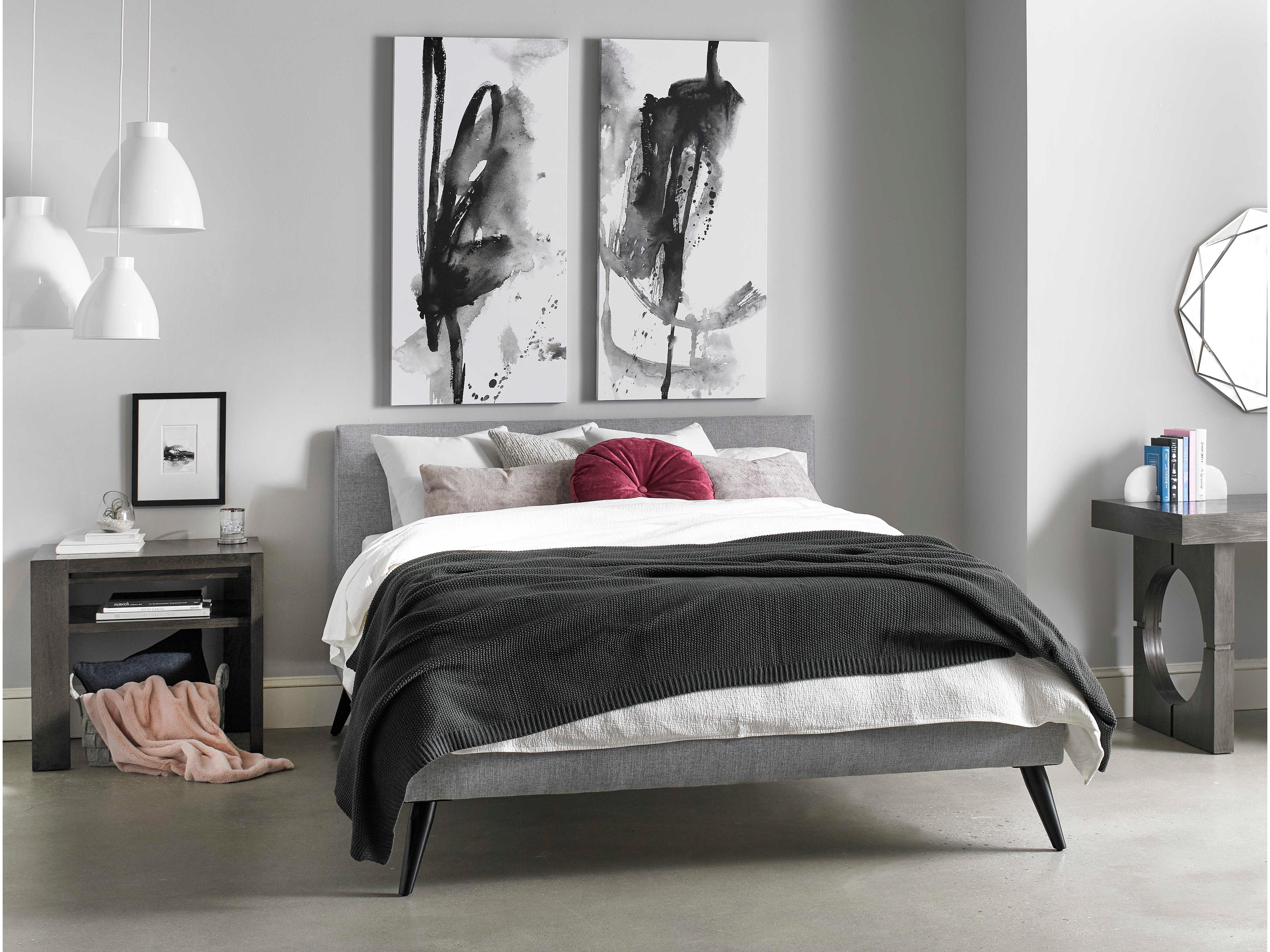 Precedent Roxanne Upholstered California King Platform Bed