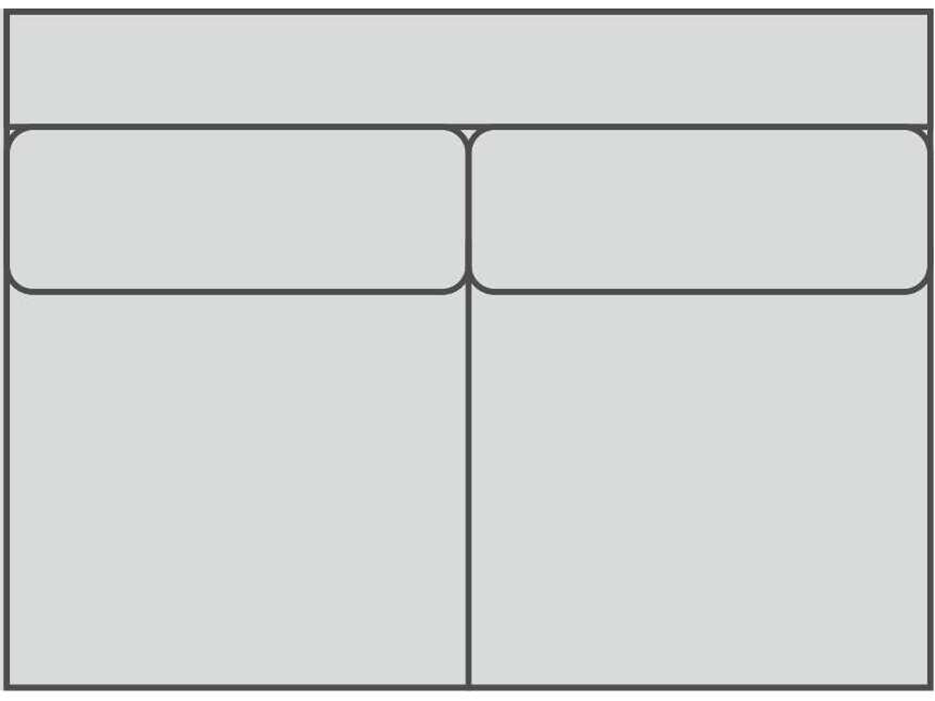 Jake 2/2 Armless Short Modular Loveseat