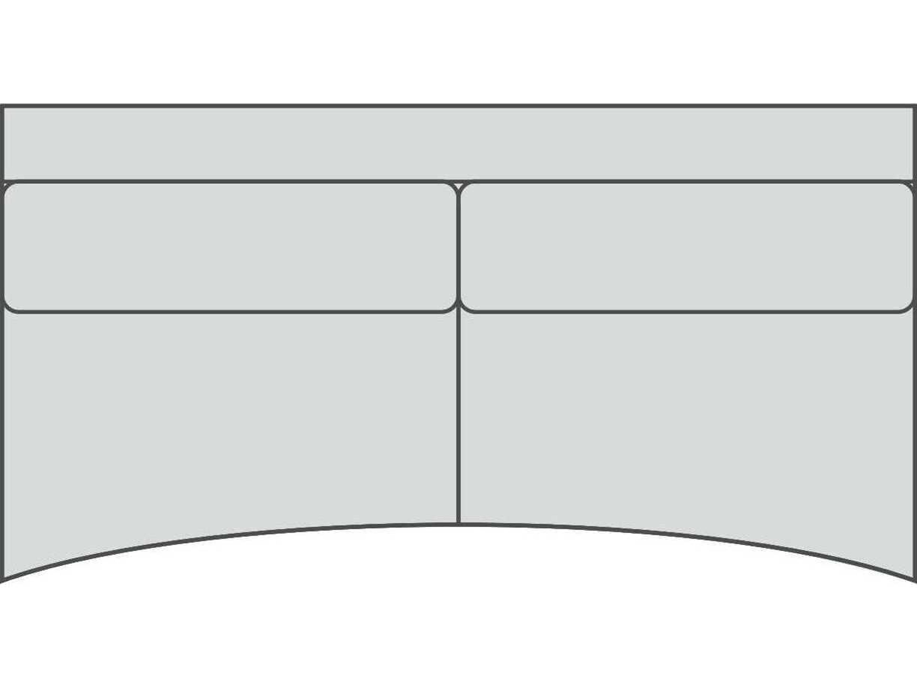 Jake 3/3 Armless Shaped Modular Sofa
