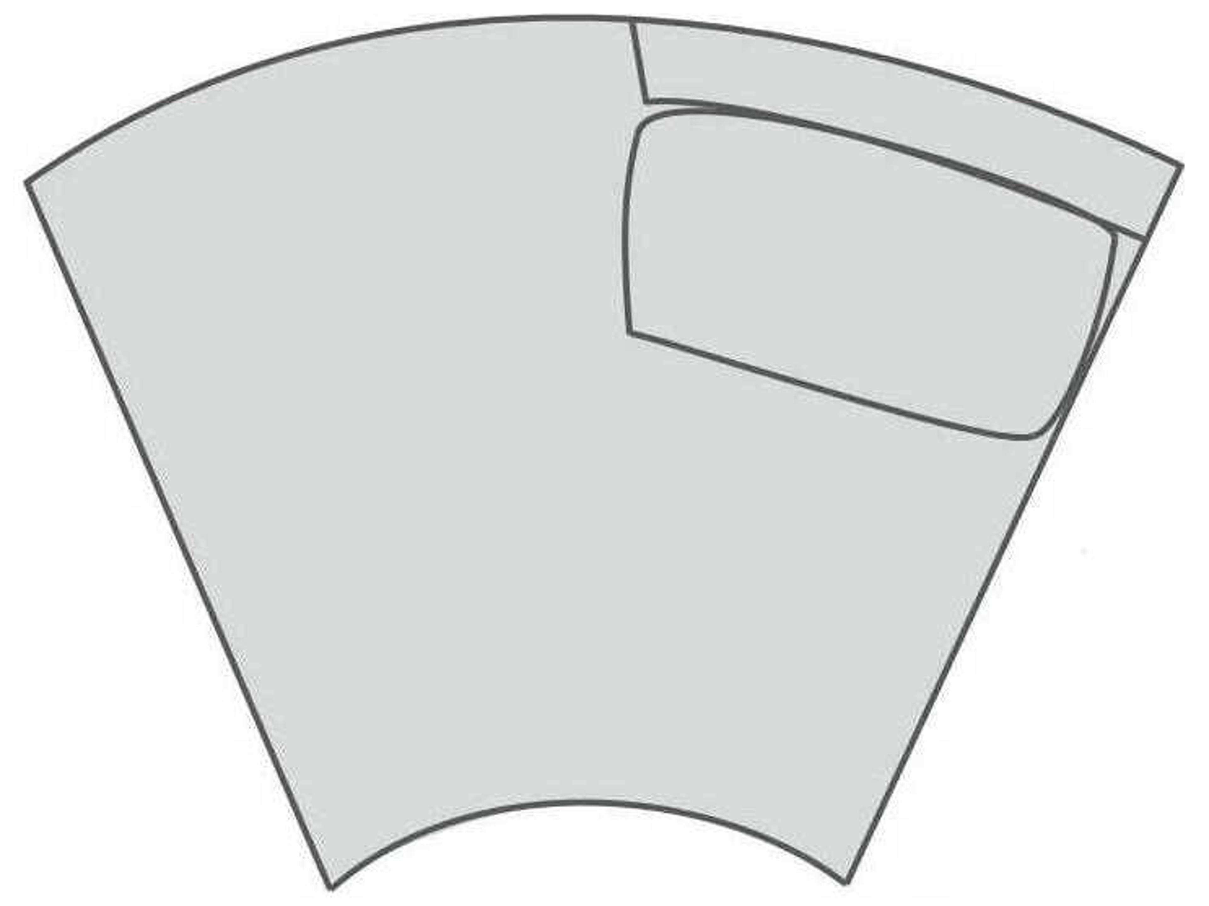 Kylie Curved Chaise Left