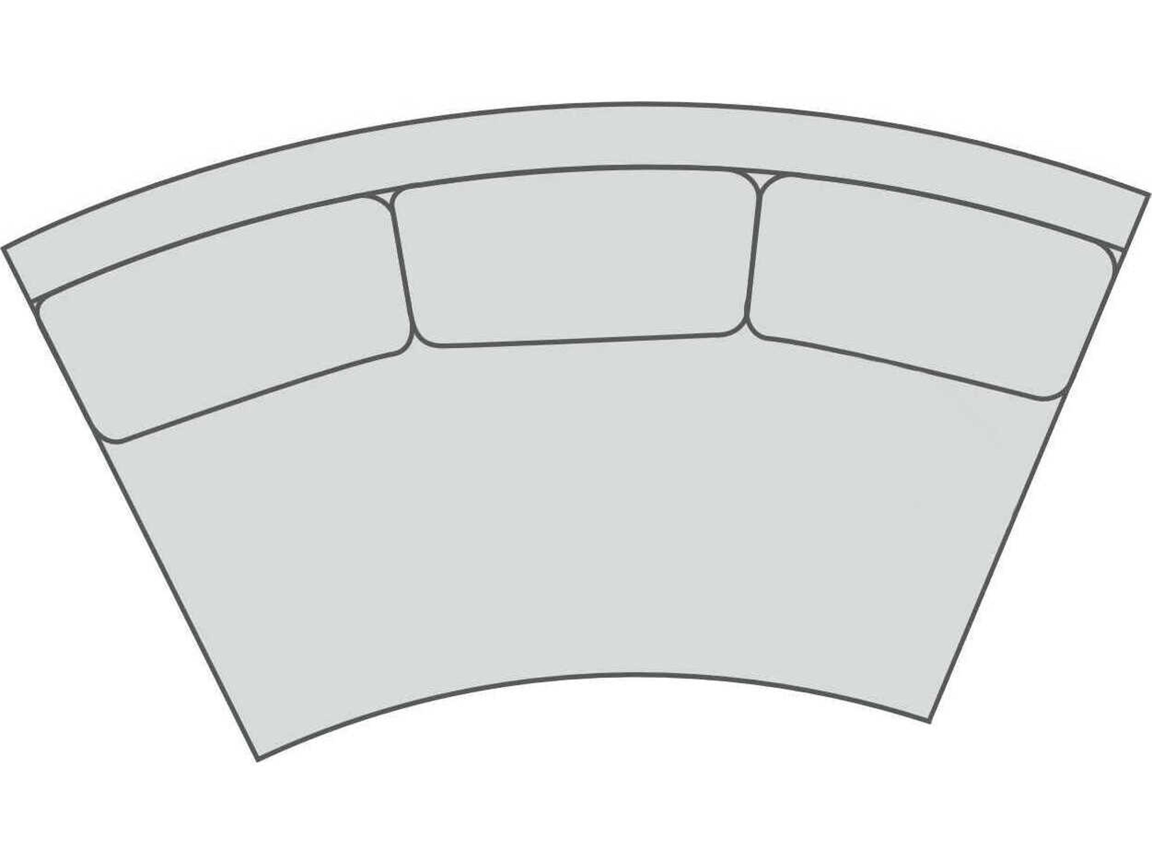 Kylie Curved Armless Modular Sofa