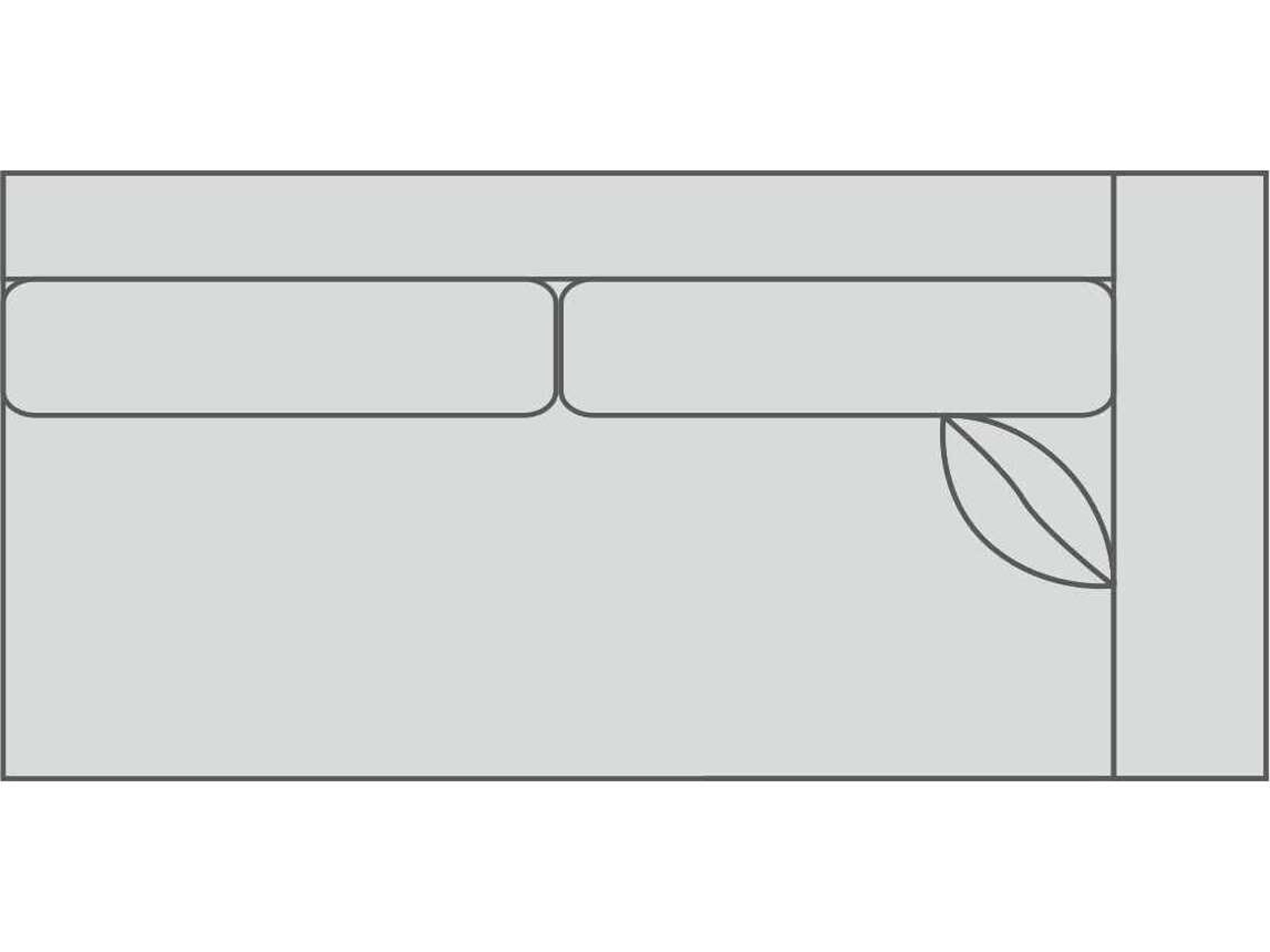 Connor 2/1 Right Arm Wide Modular Loveseat (w/ -KL)