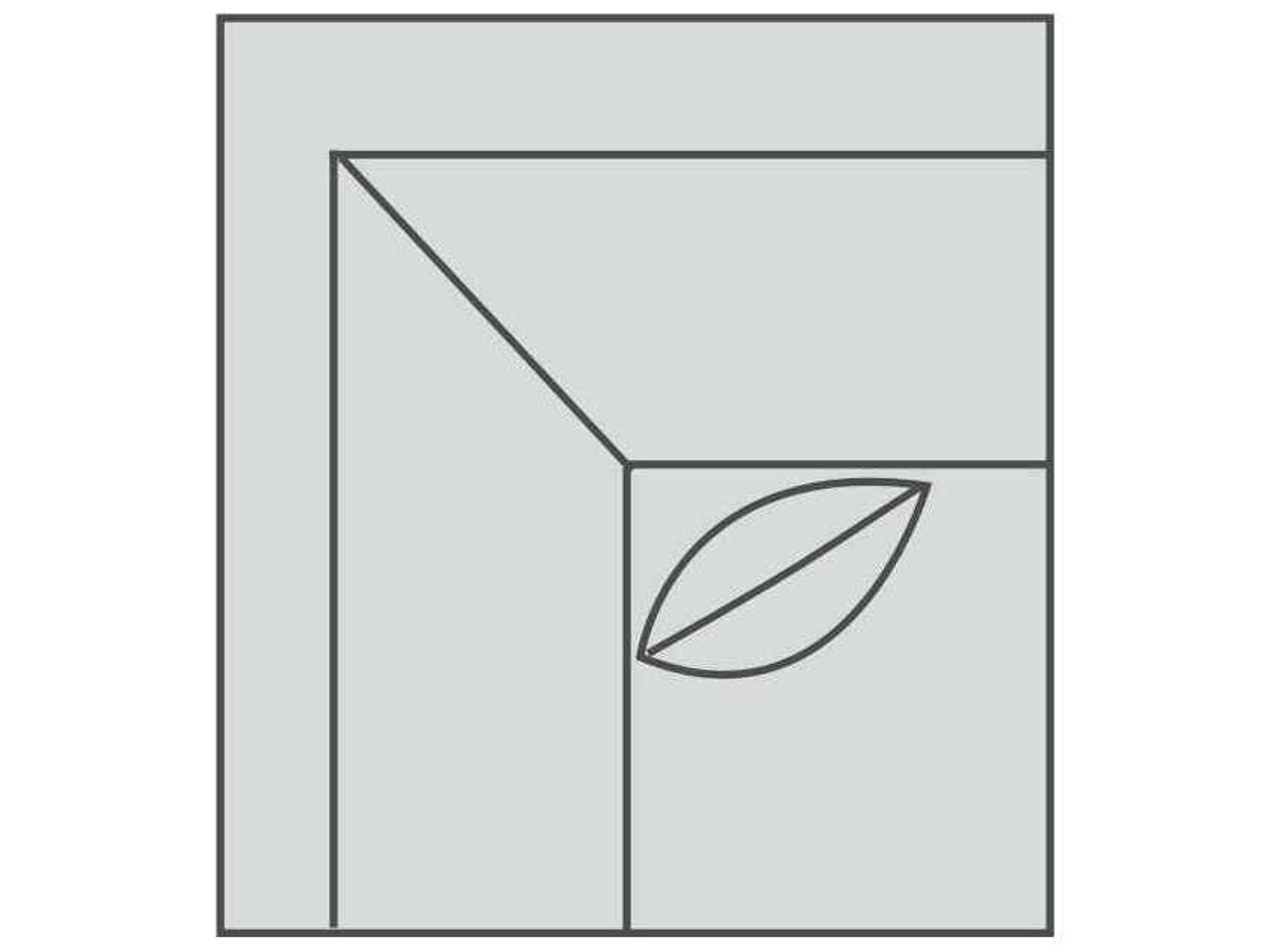 Luxe Life Inside Corner Wedge Chair