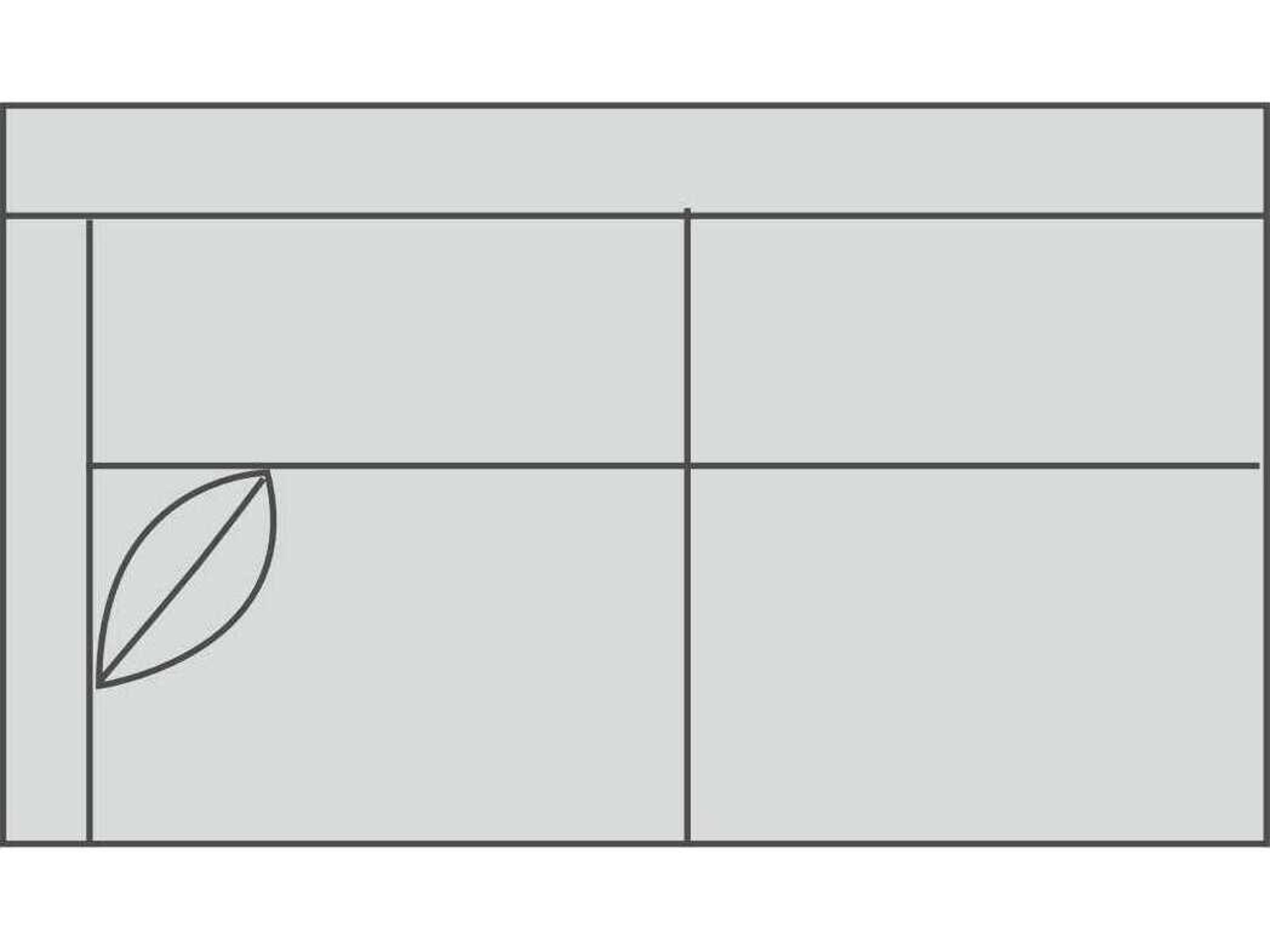 Luxe Life Left Arm Modular Loveseat