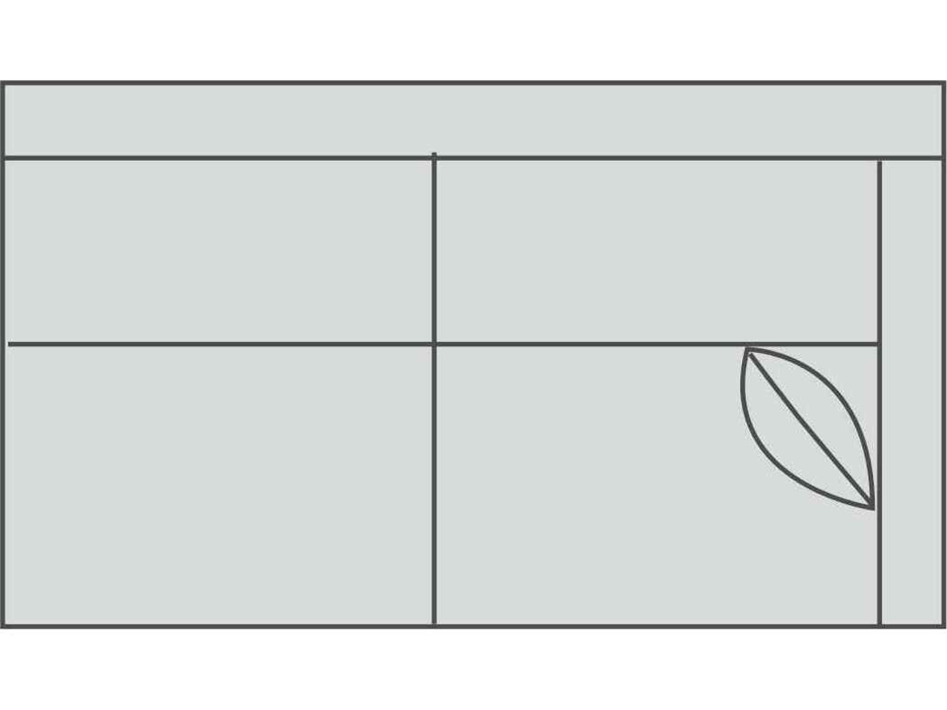 Luxe Life Right Arm Modular Loveseat