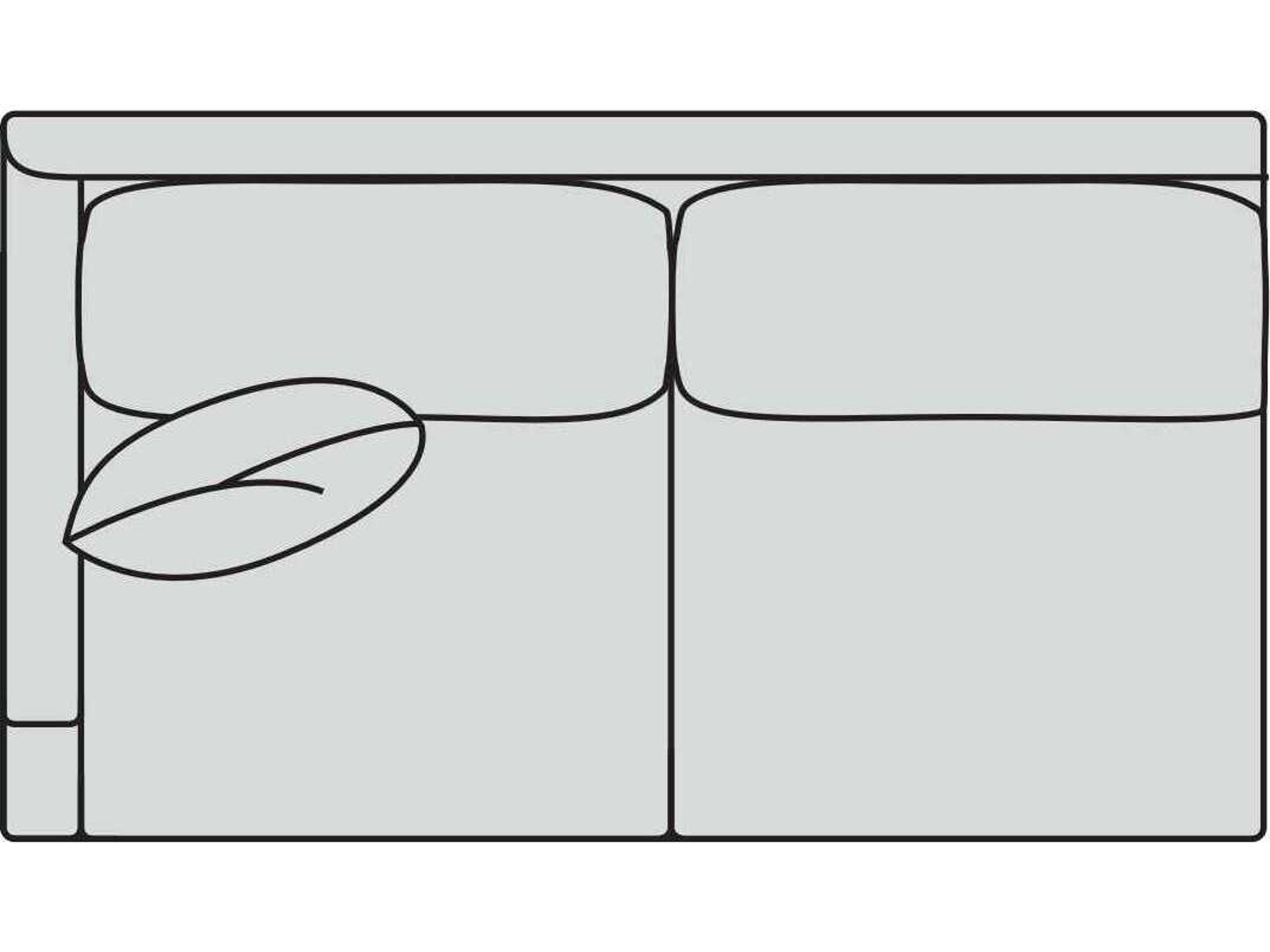 Oliver Left Arm Modular Loveseat