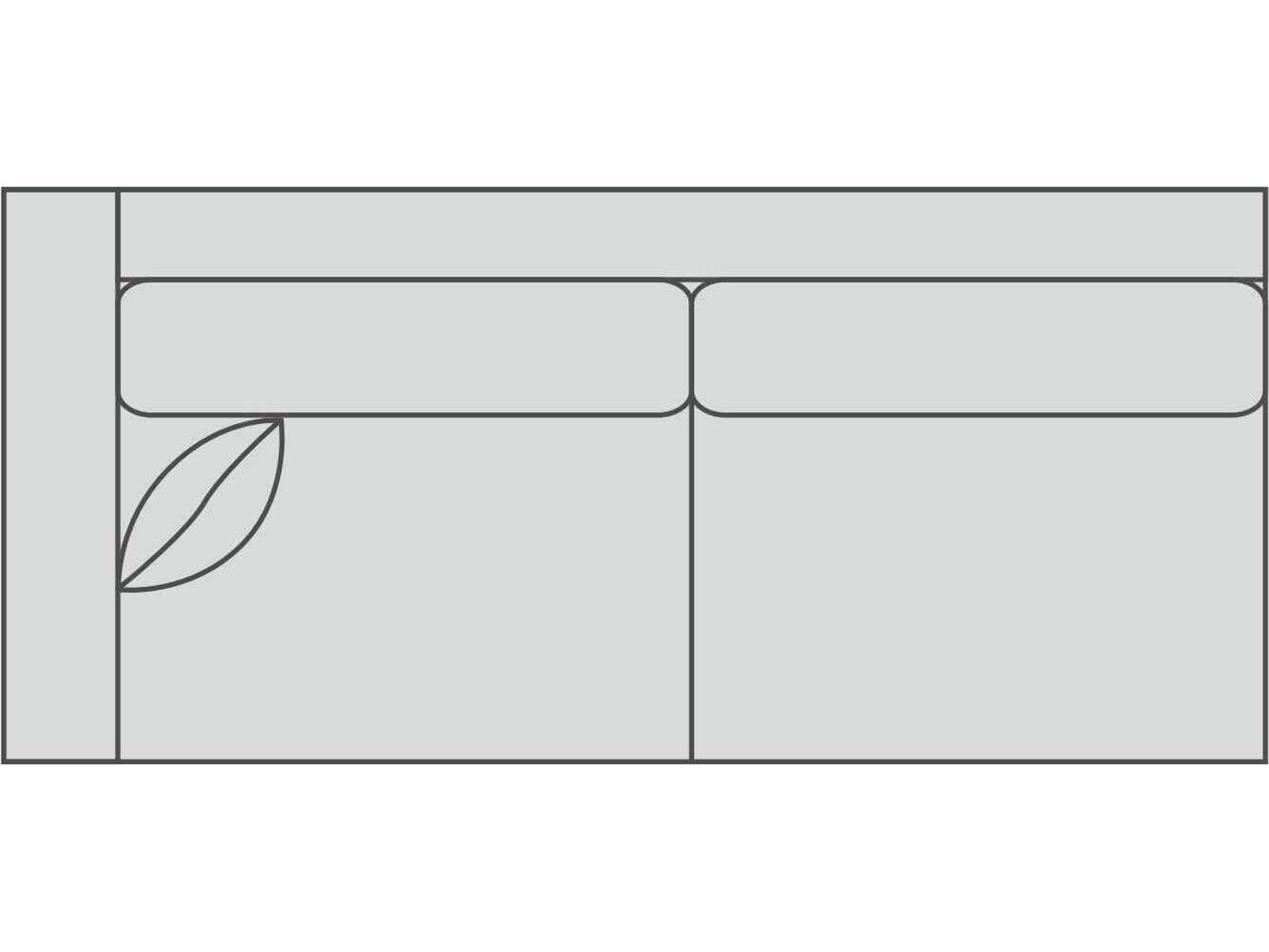 Nicole Left Arm Modular Sofa