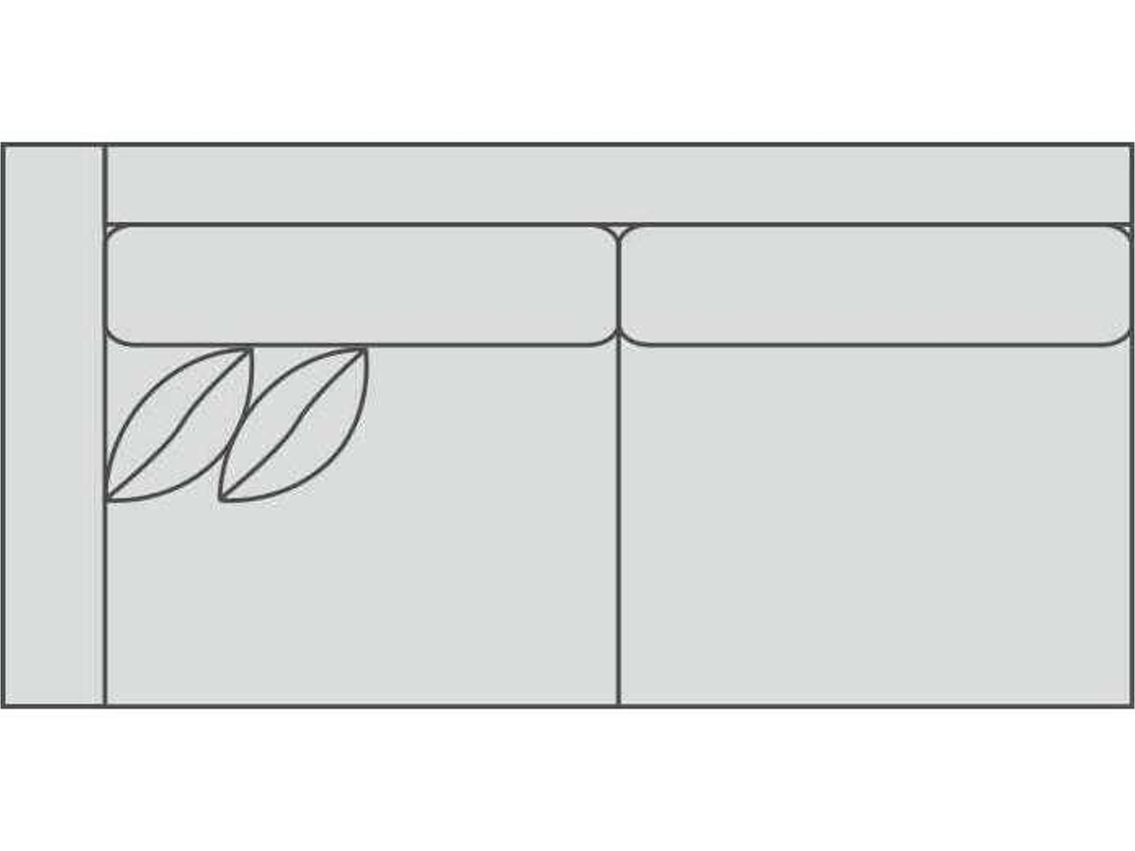 Hilton Left Arm Modular Sofa