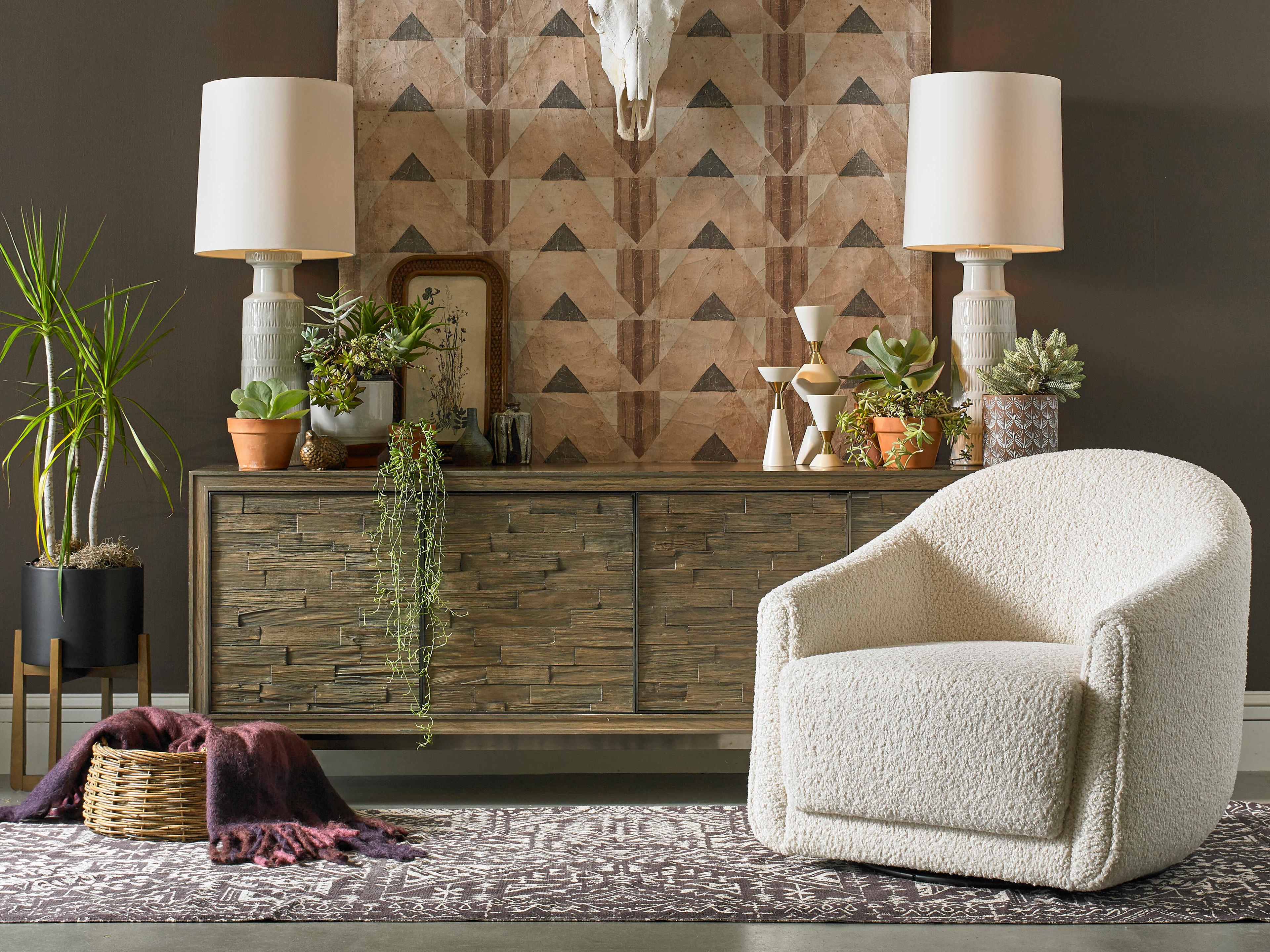 Precedent Enzo Swivel Accent Chair