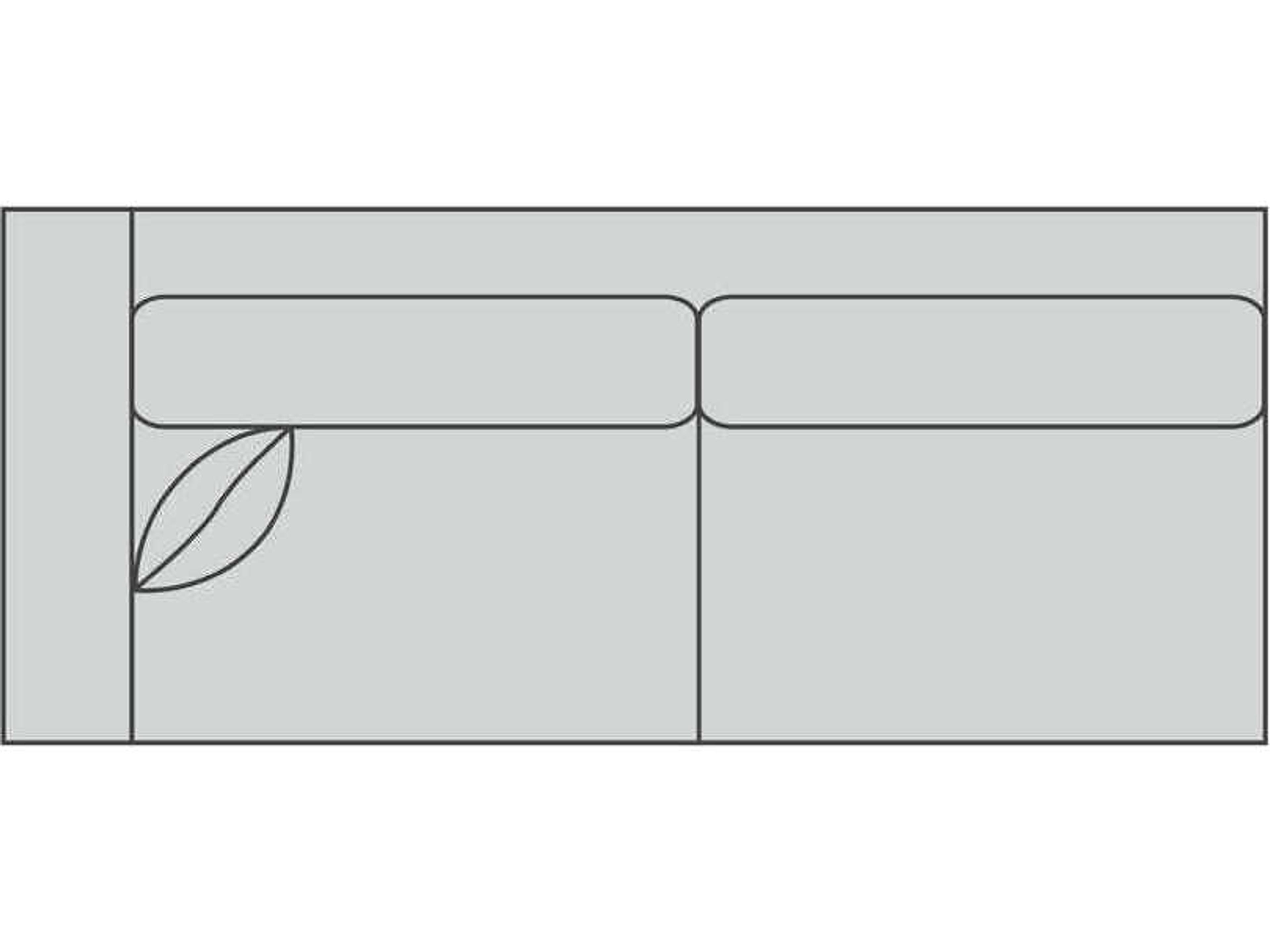 Angelina Left Arm Modular Sofa