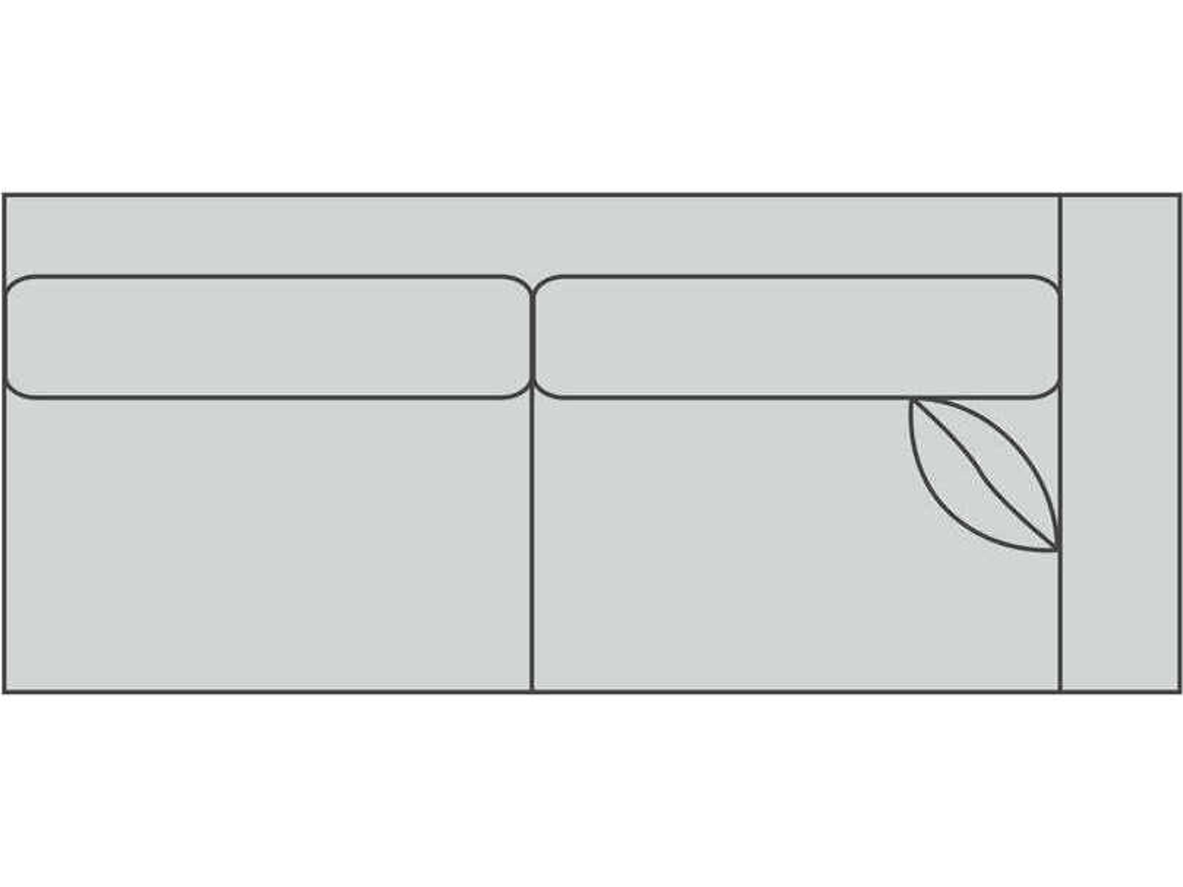 Angelina Right Arm Modular Sofa