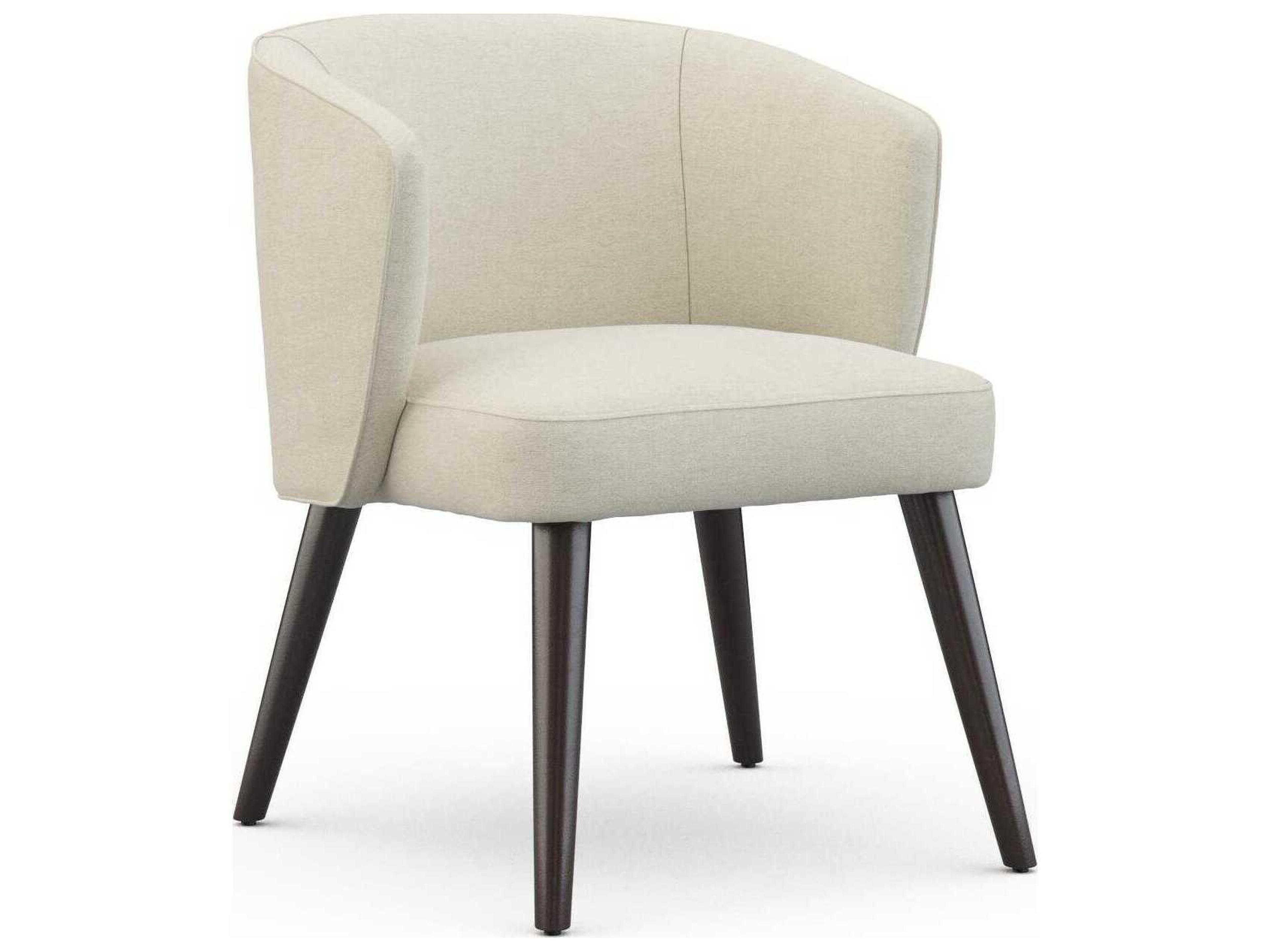 Precedent Ariana Oak Wood Upholstered Arm Dining Chair