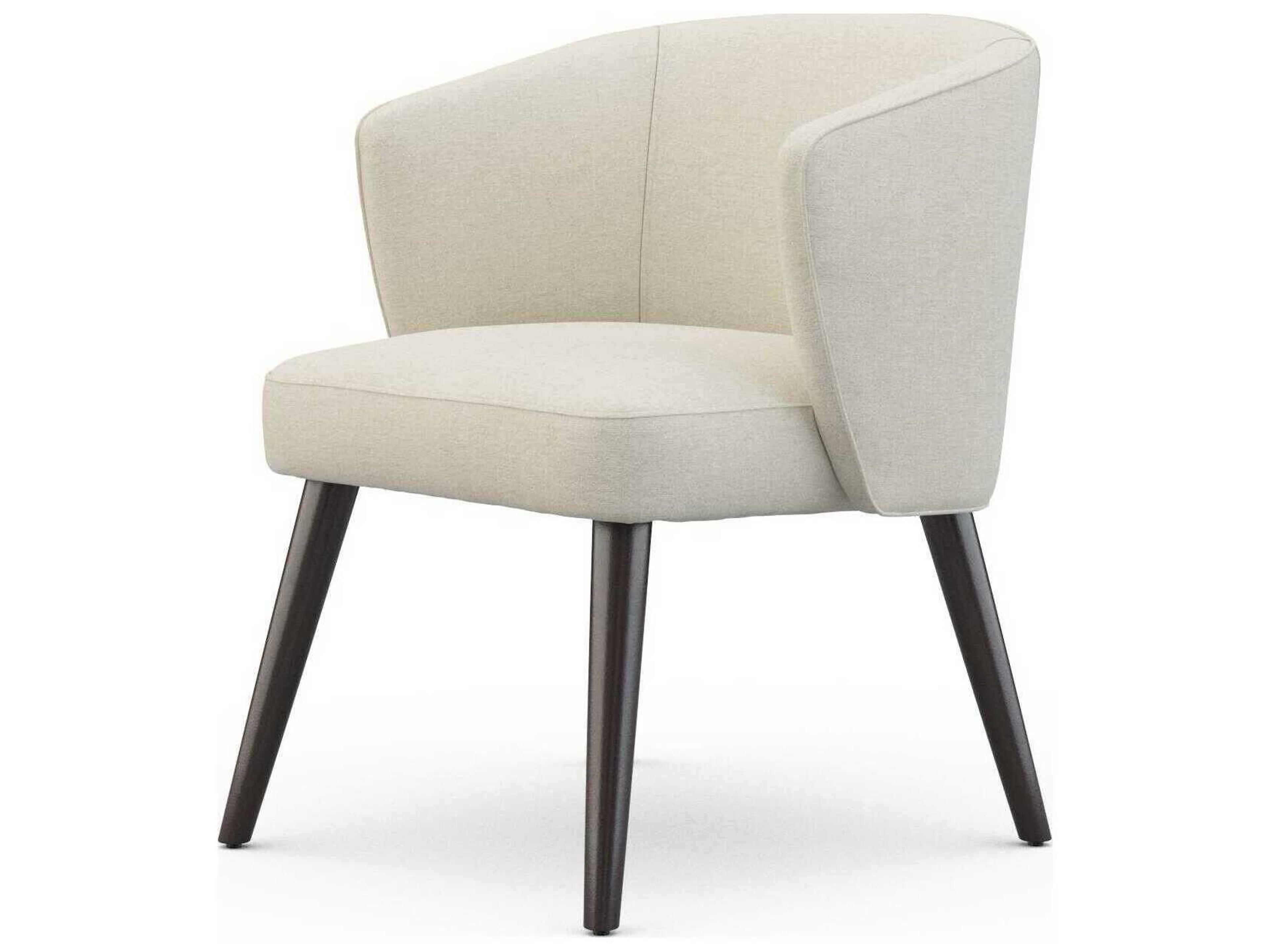 Precedent Ariana Oak Wood Upholstered Arm Dining Chair