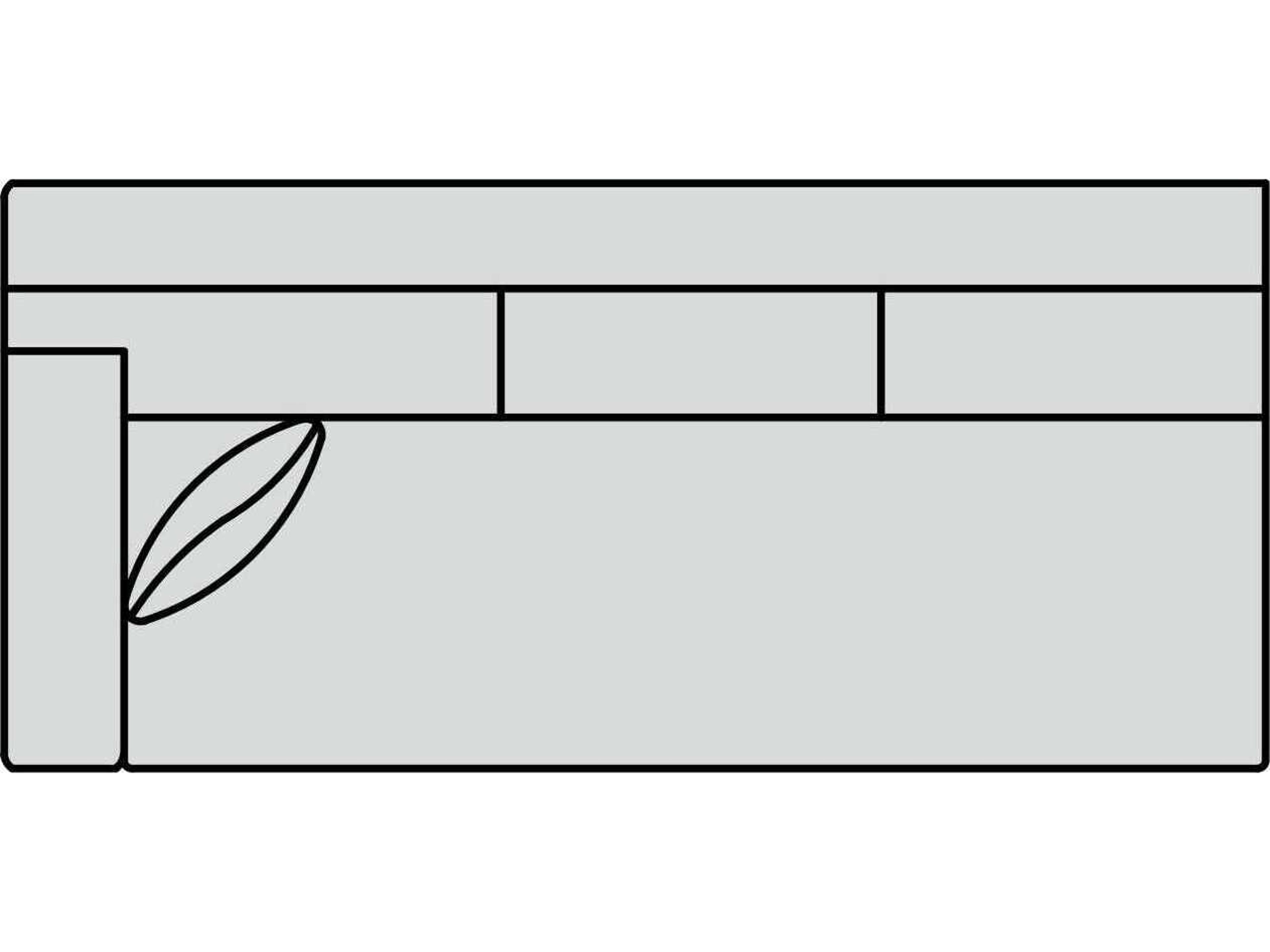 Miller Left Arm Modular Sofa